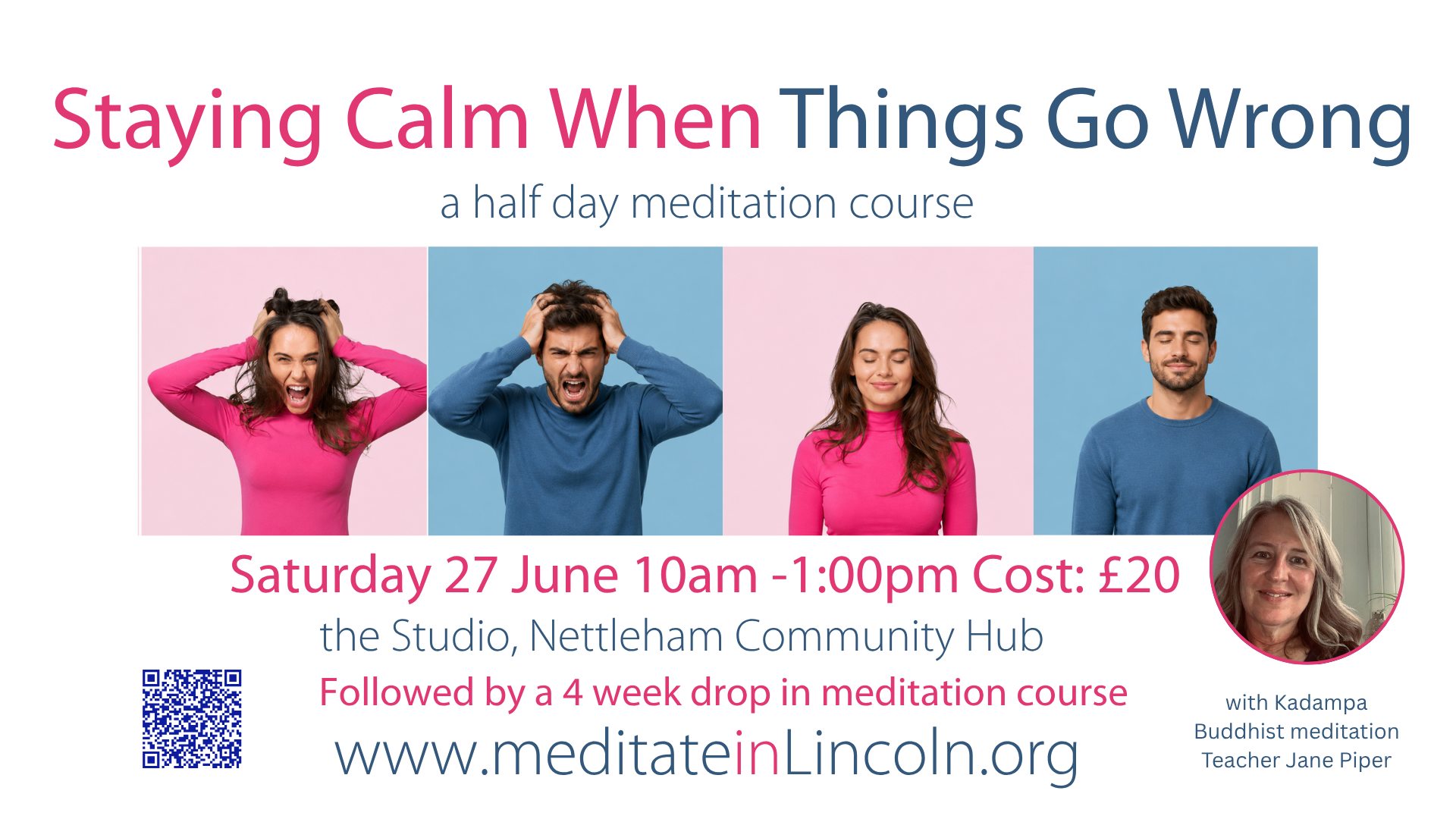 Meditate in Lincoln Facebook ad: Staying Calm When Things Go Wrong