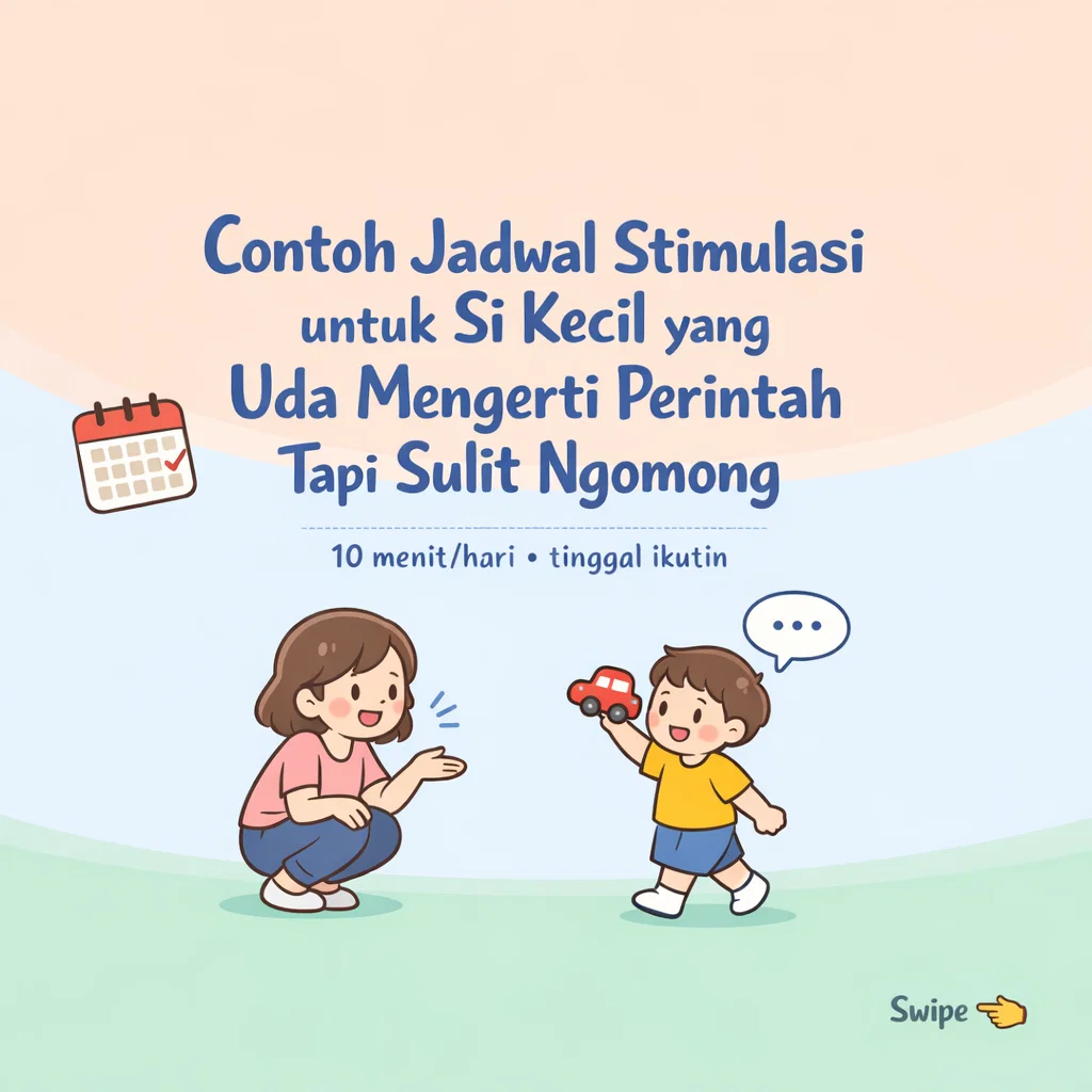 Siti Mahmudah Facebook ad: Si kecil kalau disuruh ambil bola bisa…