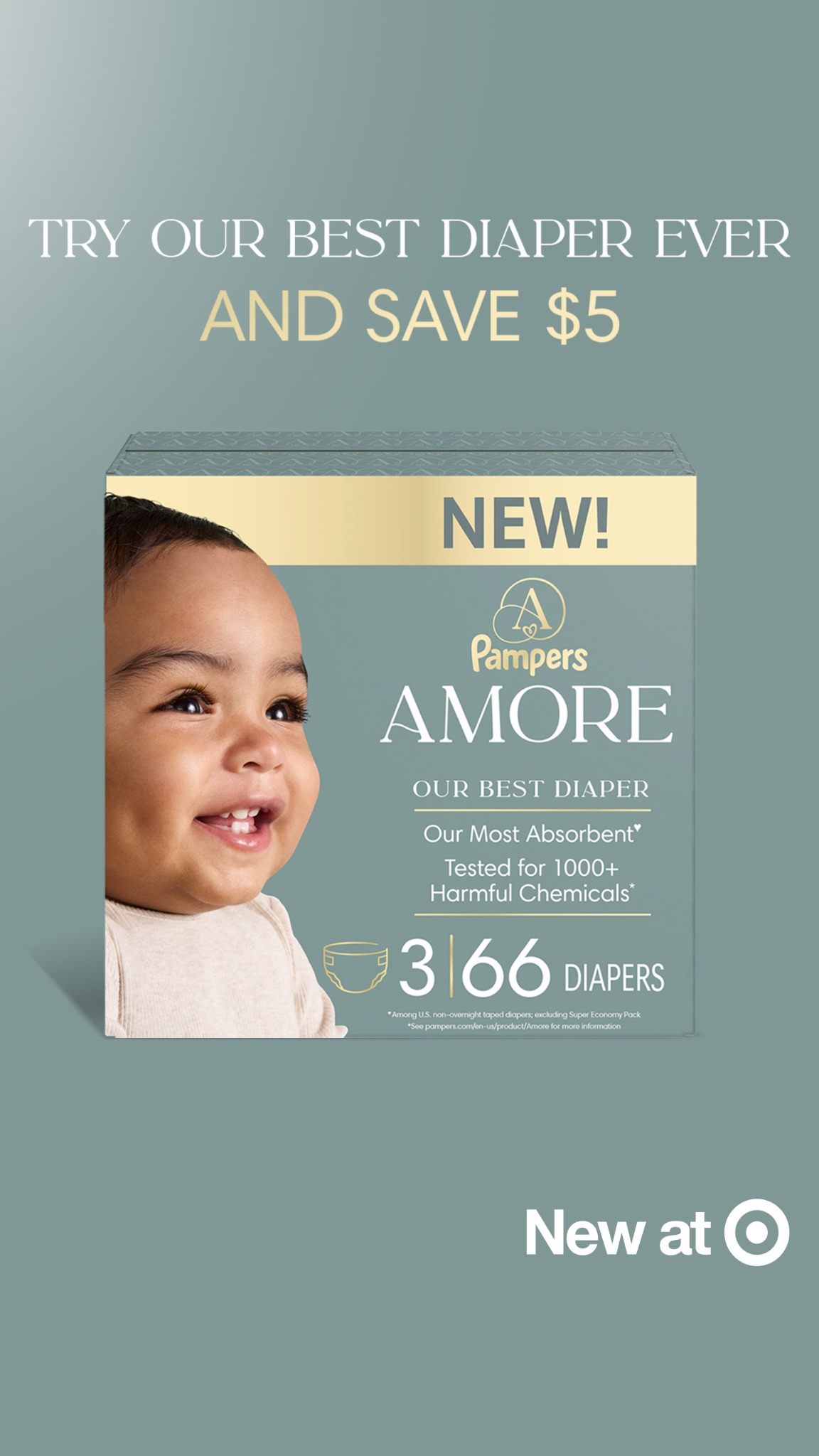 Pampers Facebook ad from Mar 23, 2026