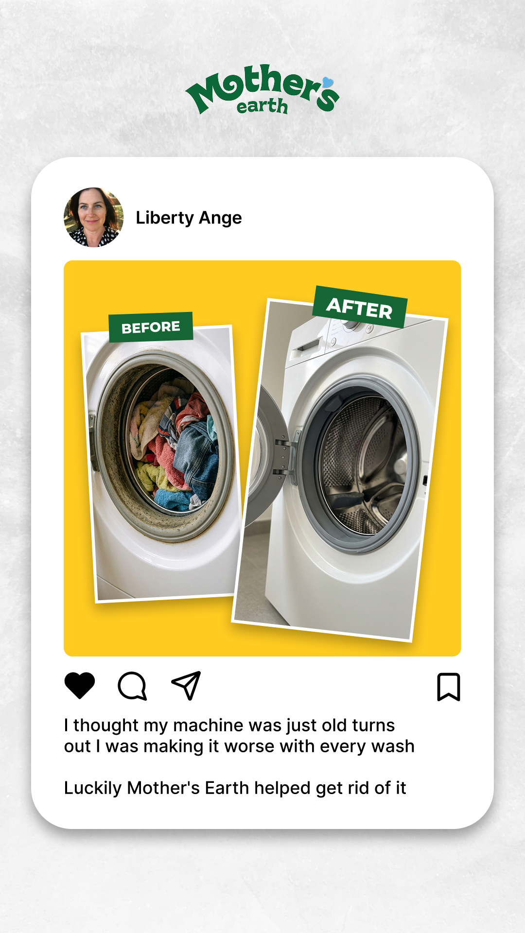 Mothers Earth Facebook ad