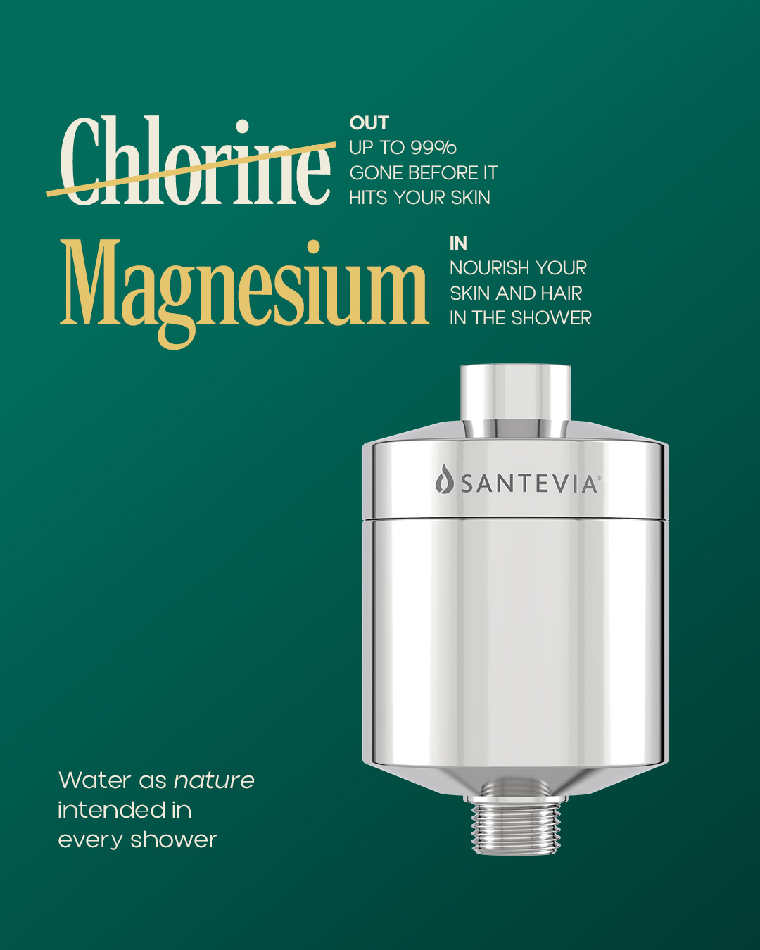 Santevia Water Systems Facebook ad