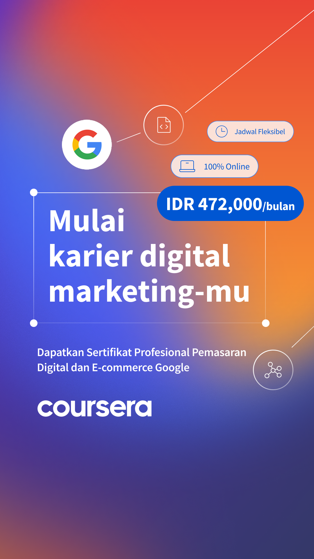Coursera Facebook ad