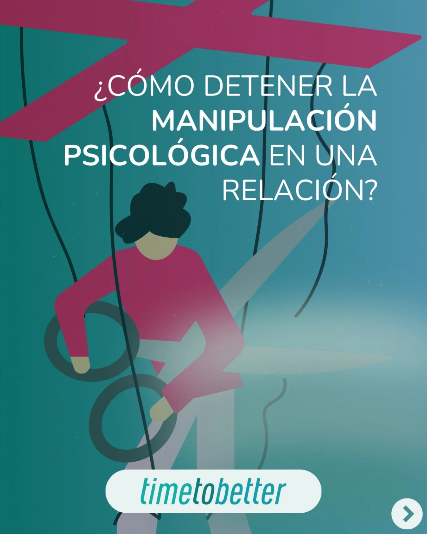 Timetobetter Facebook ad: A veces lo más difícil de lo que…