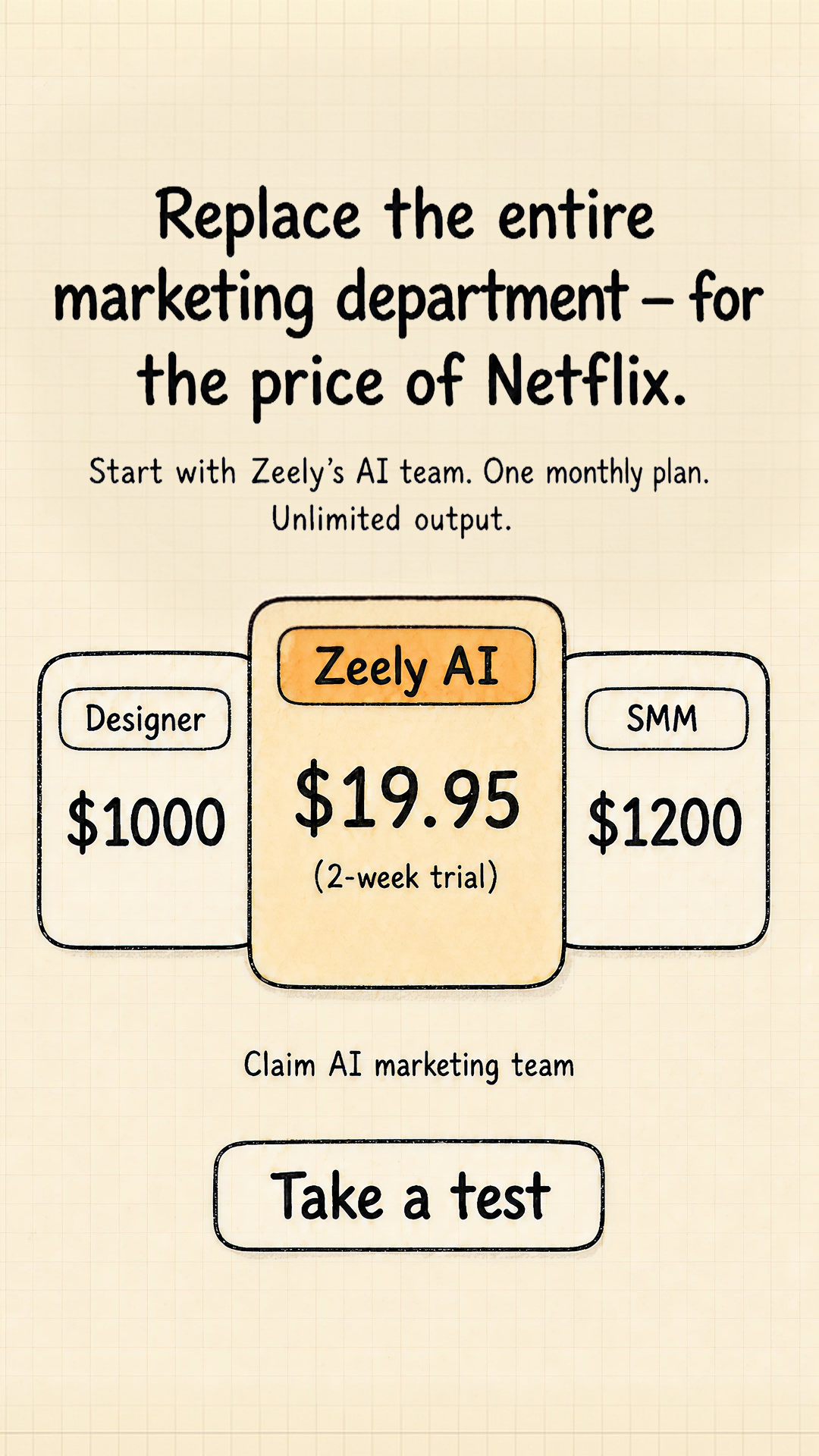 Zeely Facebook ad