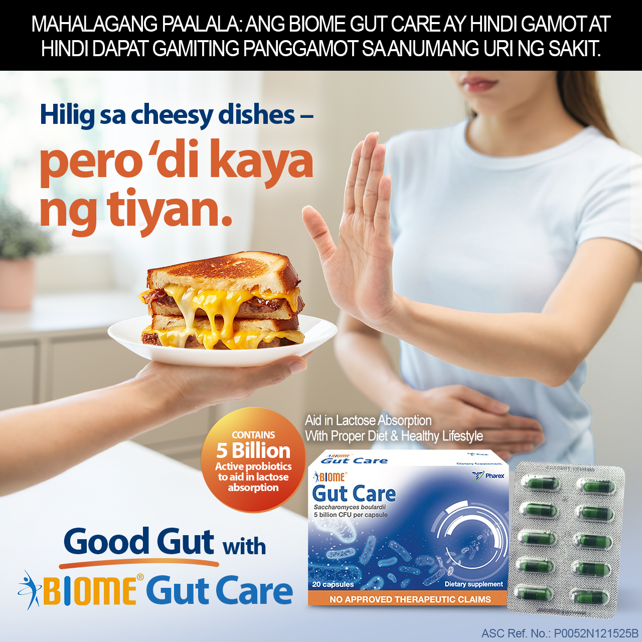 Pharex Health Corp. Facebook ad: Good Gut with Biome Gut Care