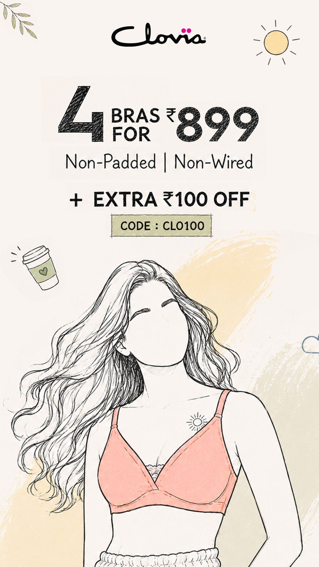 Clovia Facebook ad