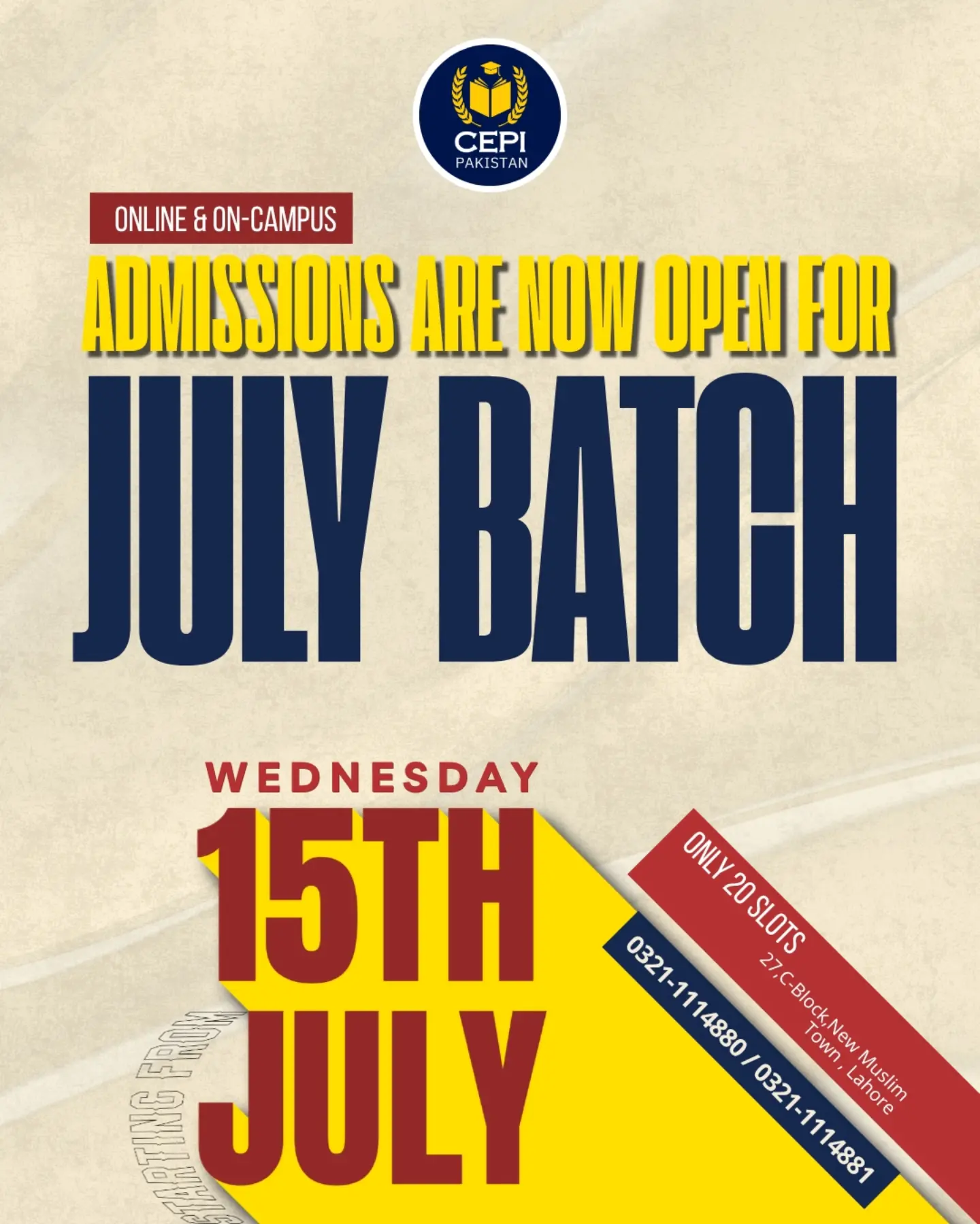 Competitive Exams Preparatory Institute -CEPI Pakistan Facebook ad: JOIN CEPI’s Elite Mentorship Program CSS-2027 (6 Months)