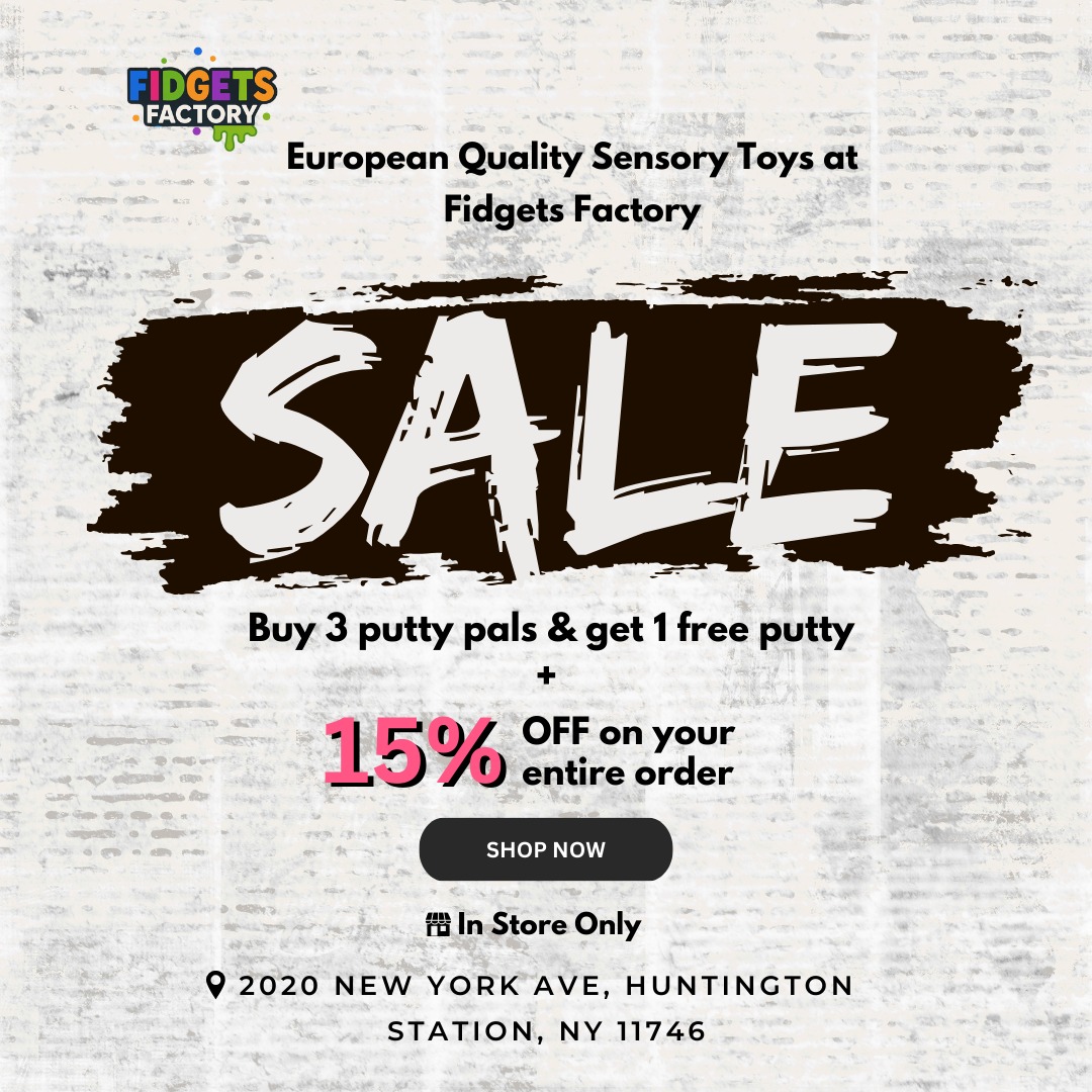 Fidgets Factory Facebook ad: SALE at Fidgets Factory!
