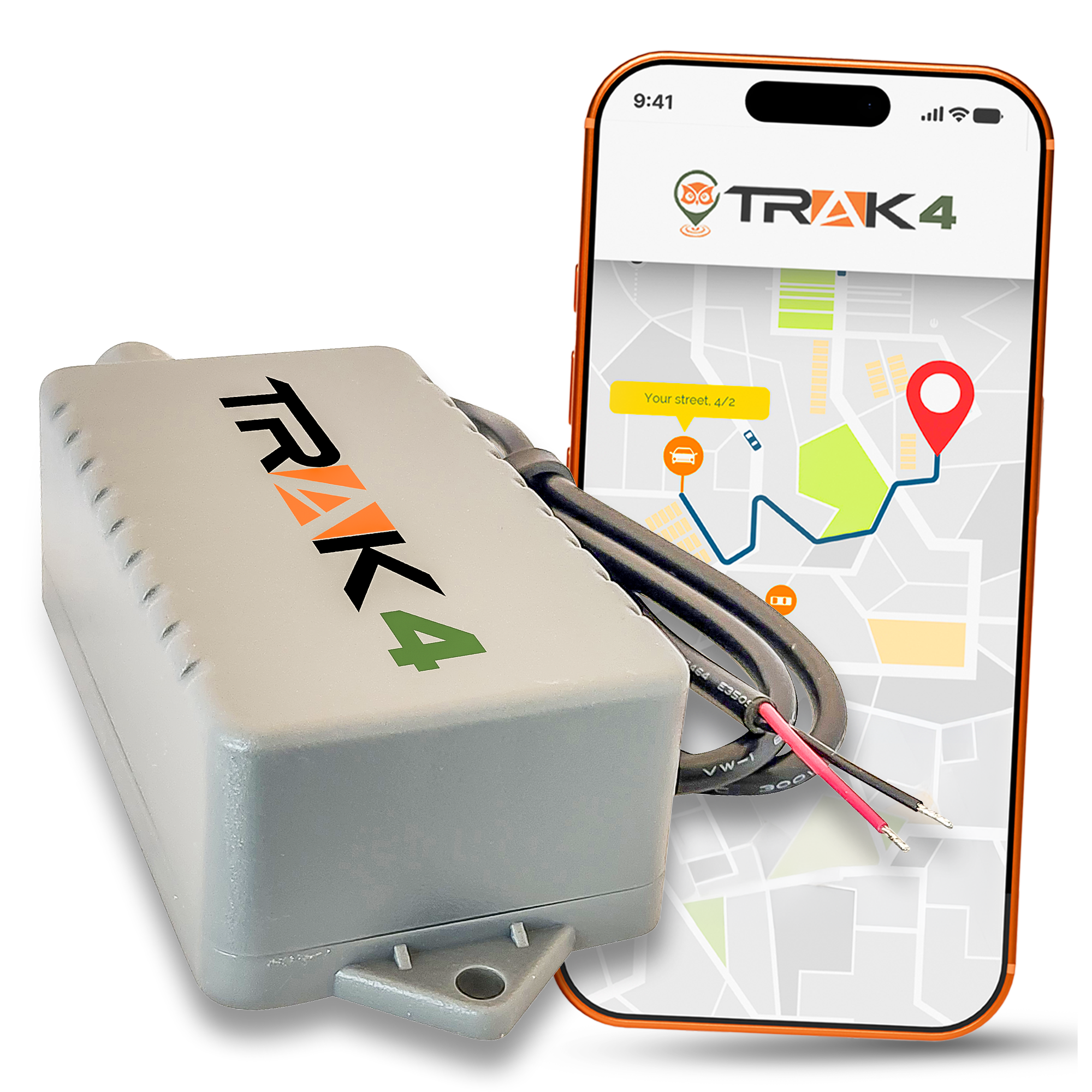 Trak-4 GPS Tracker Facebook ad: Wired GPS Tracker - FB