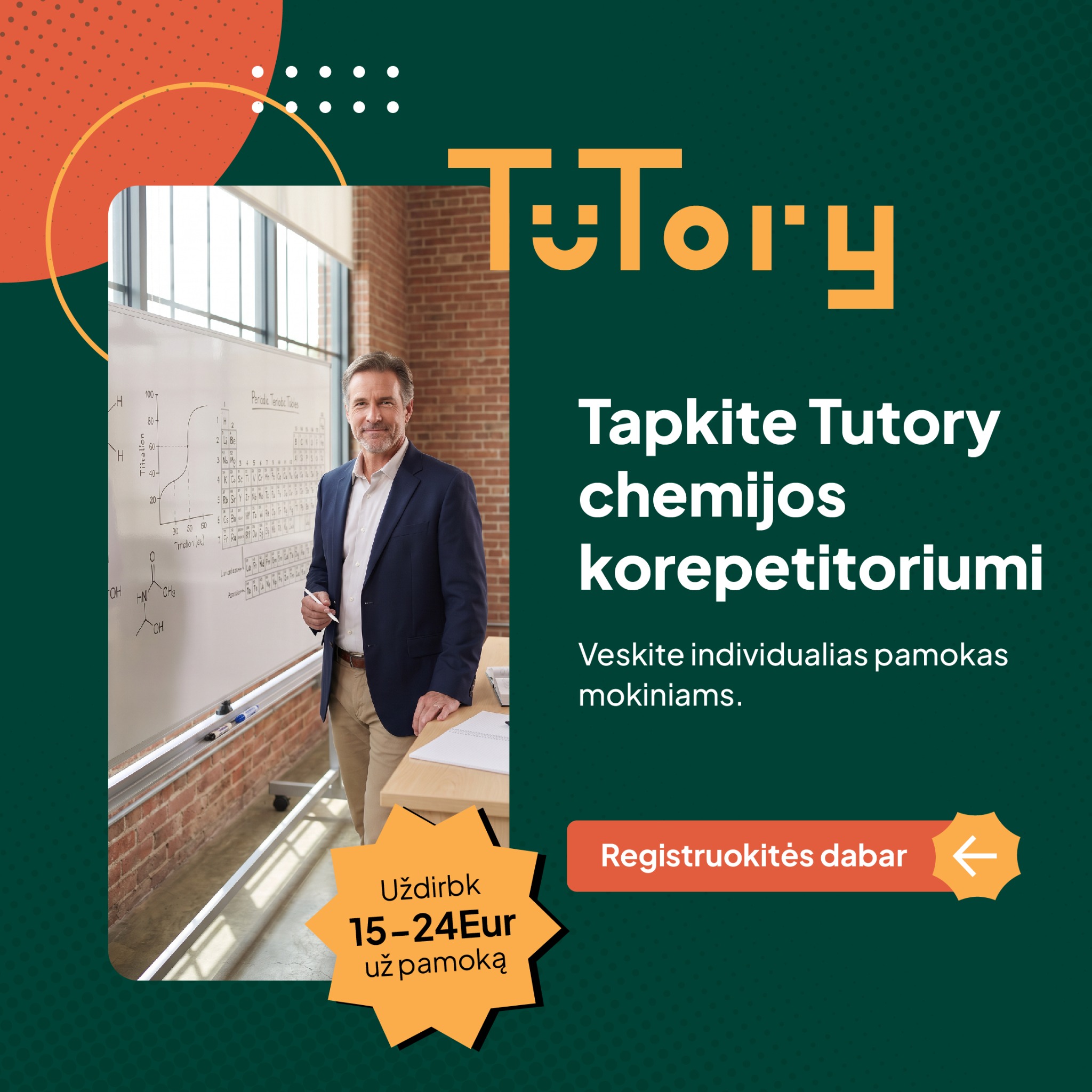 Tutory.lt Facebook ad: Pildyti formą