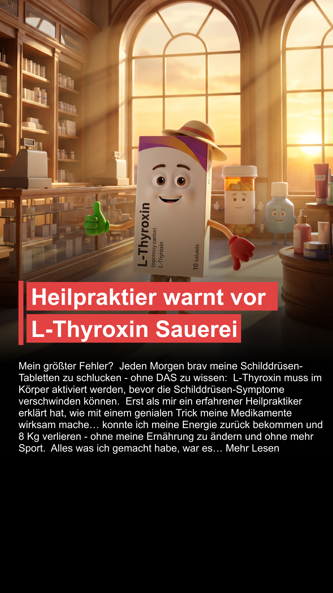 Mission Schilddrüse Facebook ad