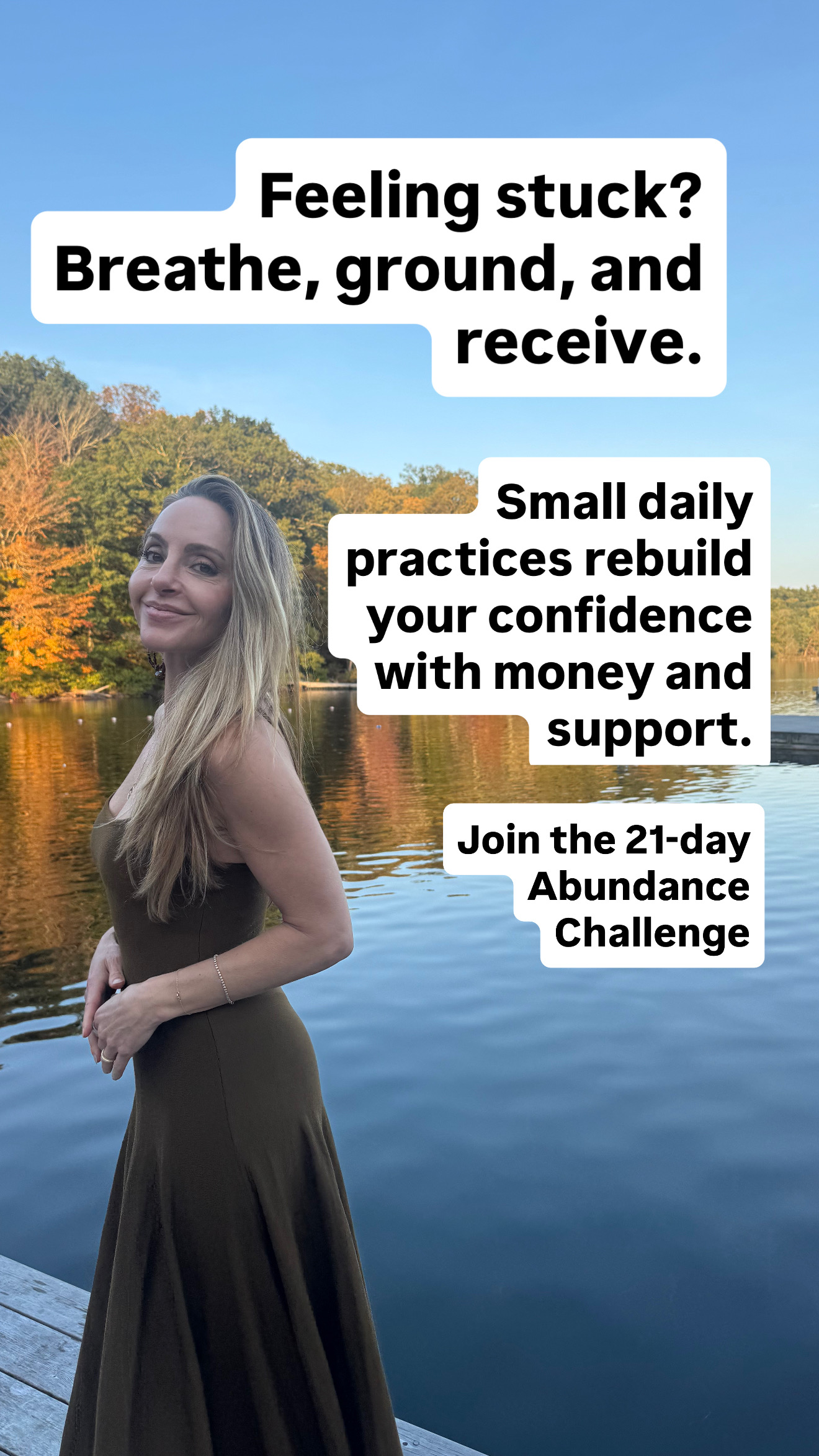 Gabby Bernstein Facebook ad: Join the Abundance Challenge
