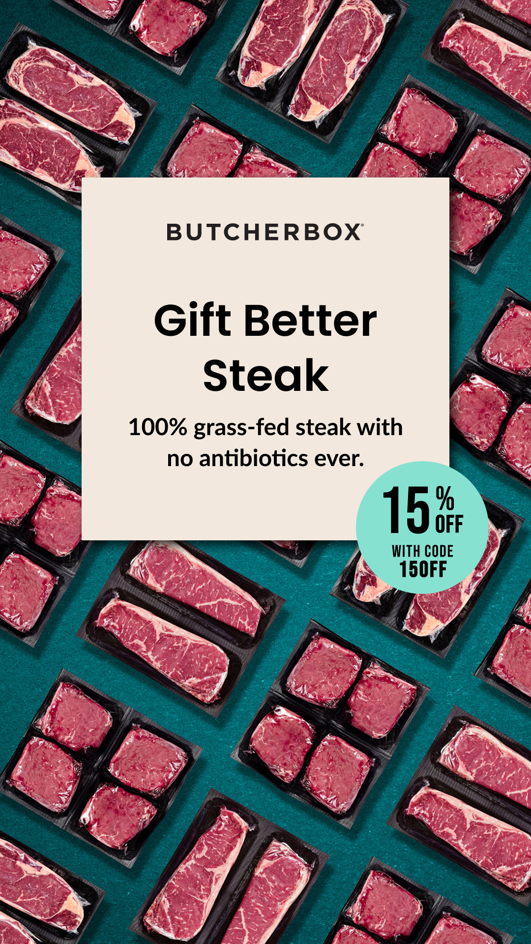 ButcherBox Facebook ad