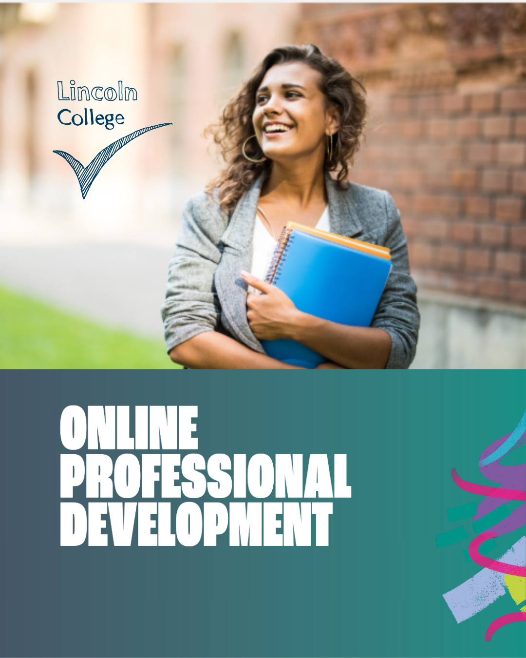 Lincoln College (UK) Facebook ad