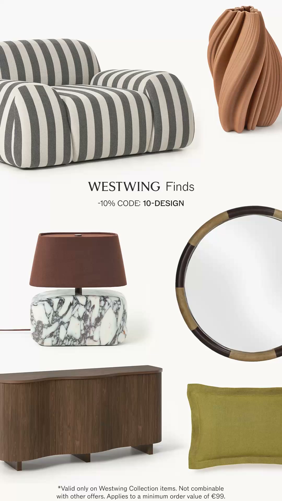 Westwing.at Facebook ad: Find What Defines Home.