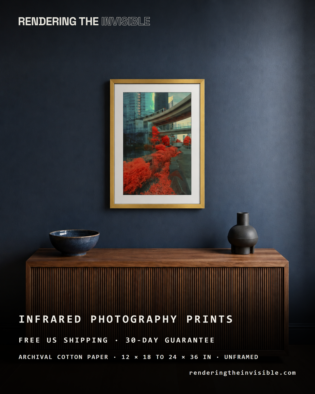 Chris Riehm Art Facebook ad: Infrared Photography Prints