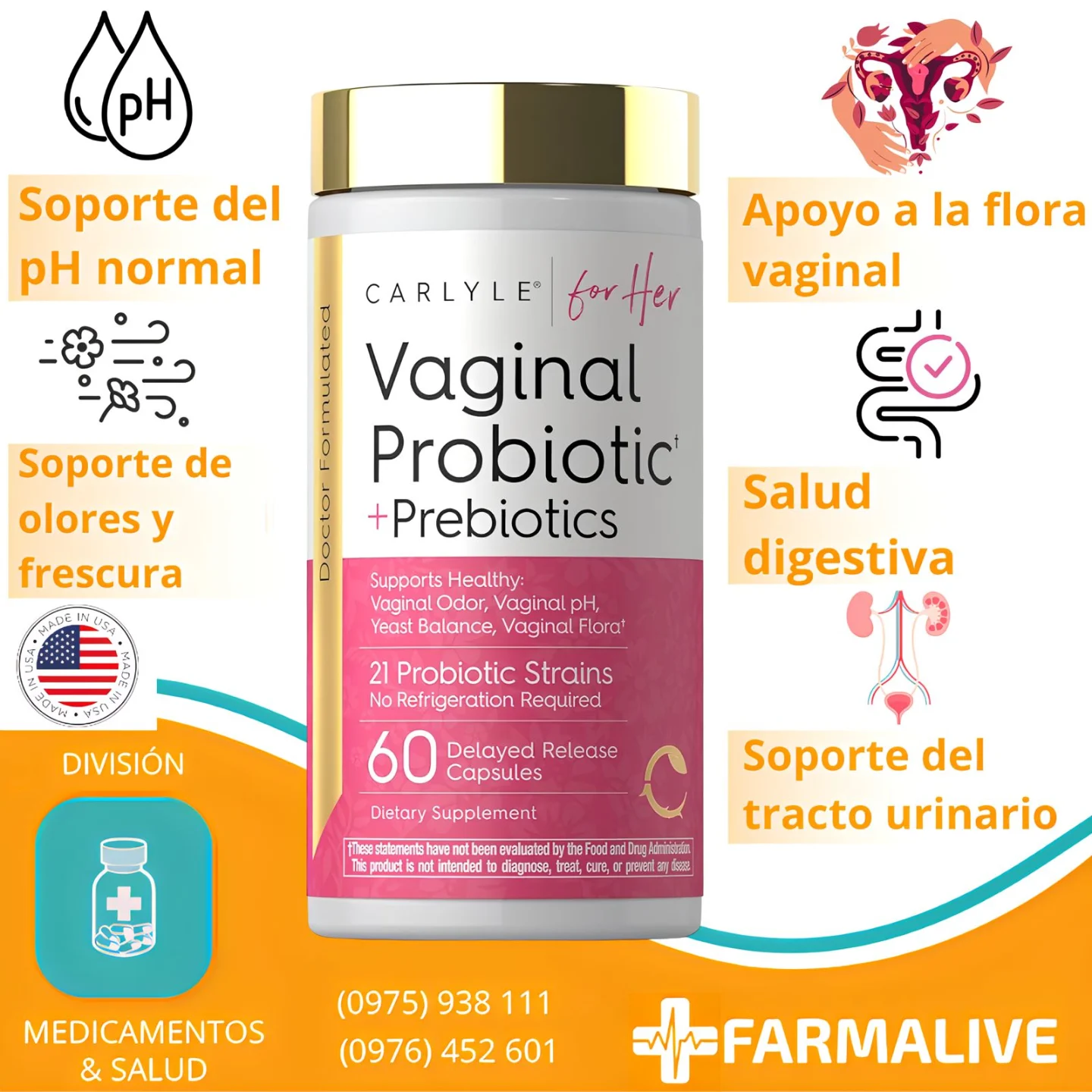 Farmalife Facebook ad: RECUPERÁ TU EQUILIBRIO ÍNTIMO DESDE ADENTRO