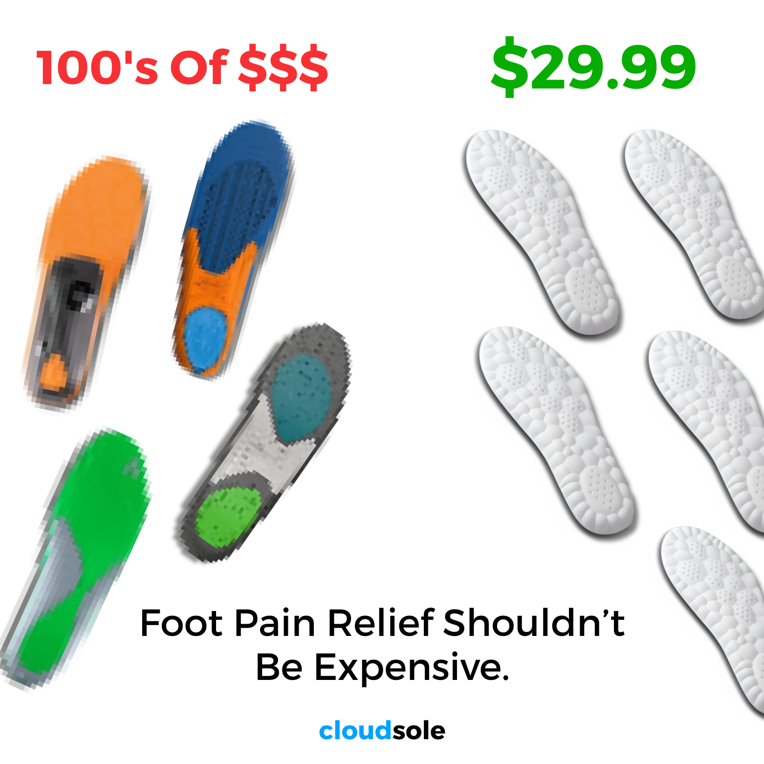 CloudSole Facebook ad