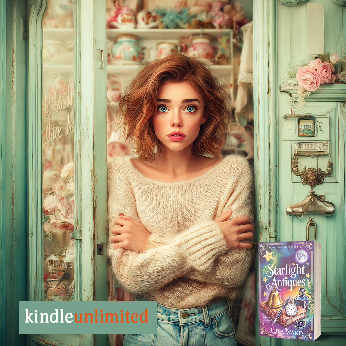 Lula Ward Author Facebook ad: Women's Fiction with a touch of magic & romance
