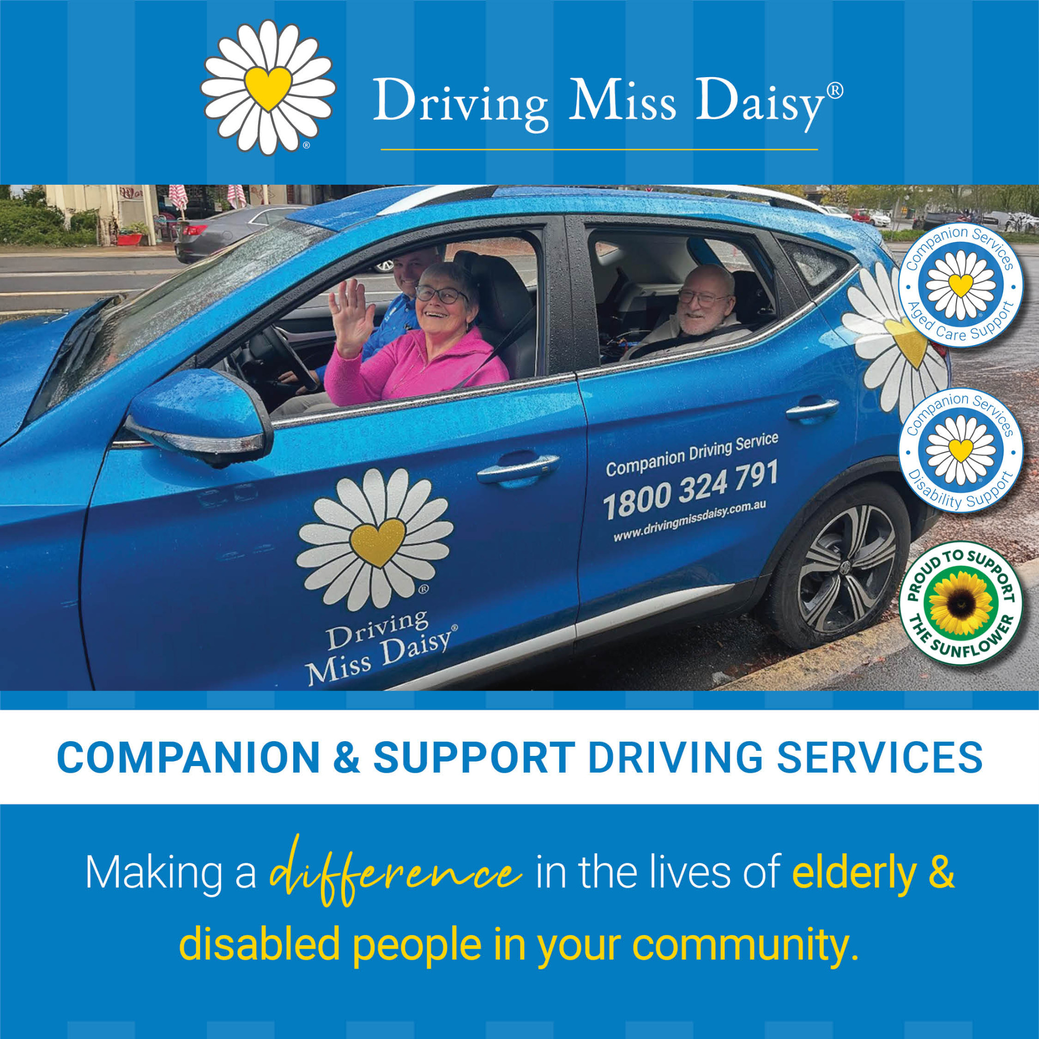 Driving Miss Daisy Australia Facebook ad