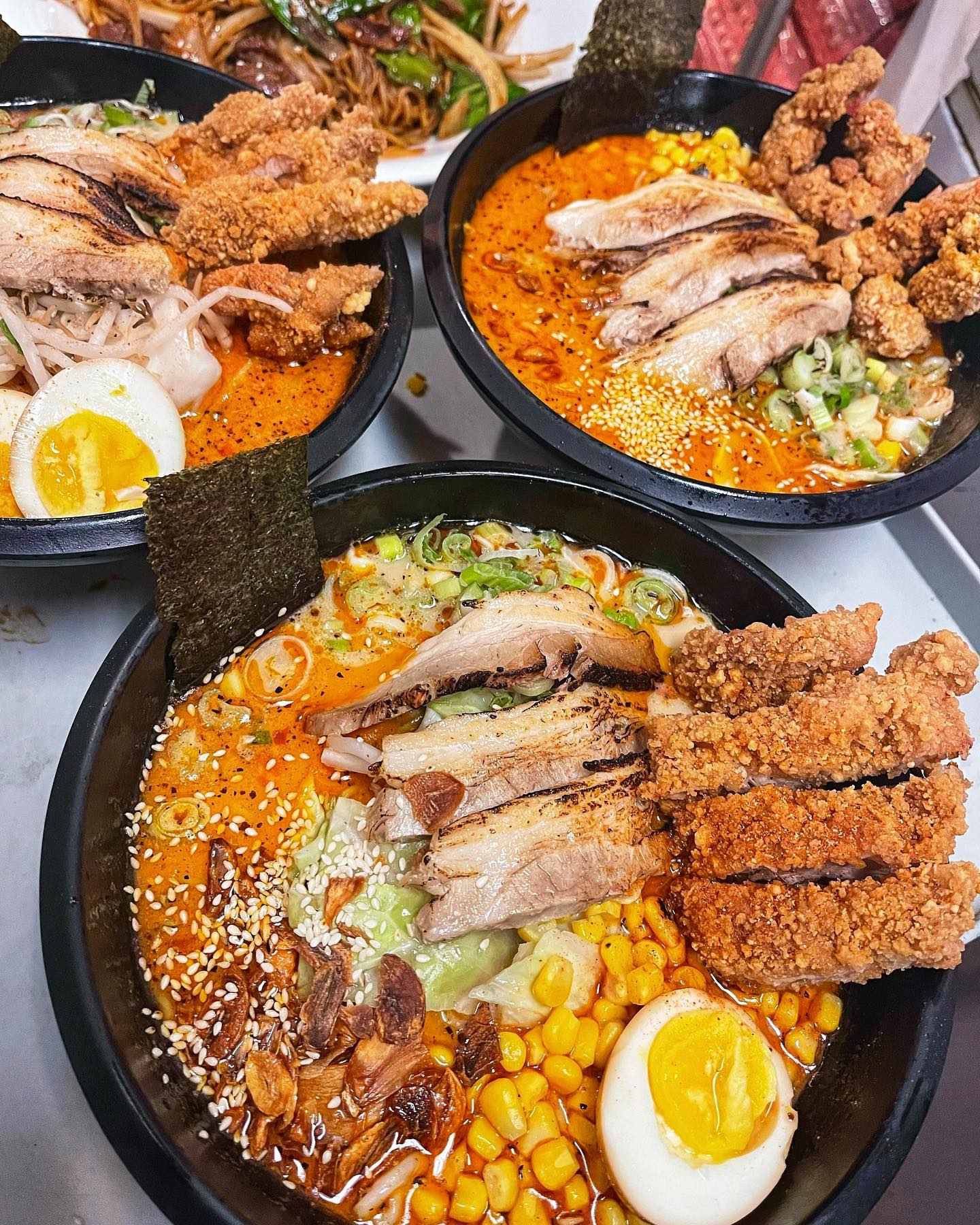 Facing East Noodle&Bar Facebook ad: Craving for Facing ramen tonight?