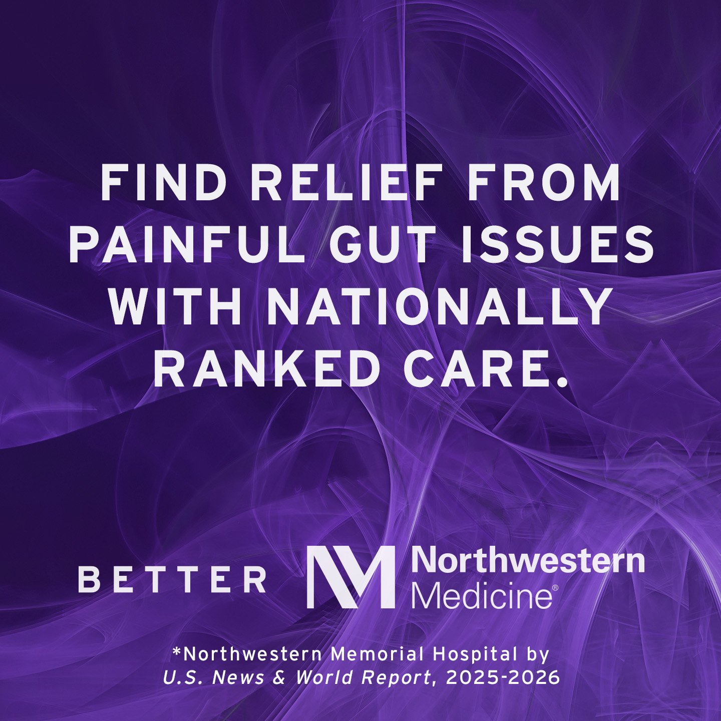 Northwestern Medicine Facebook ad