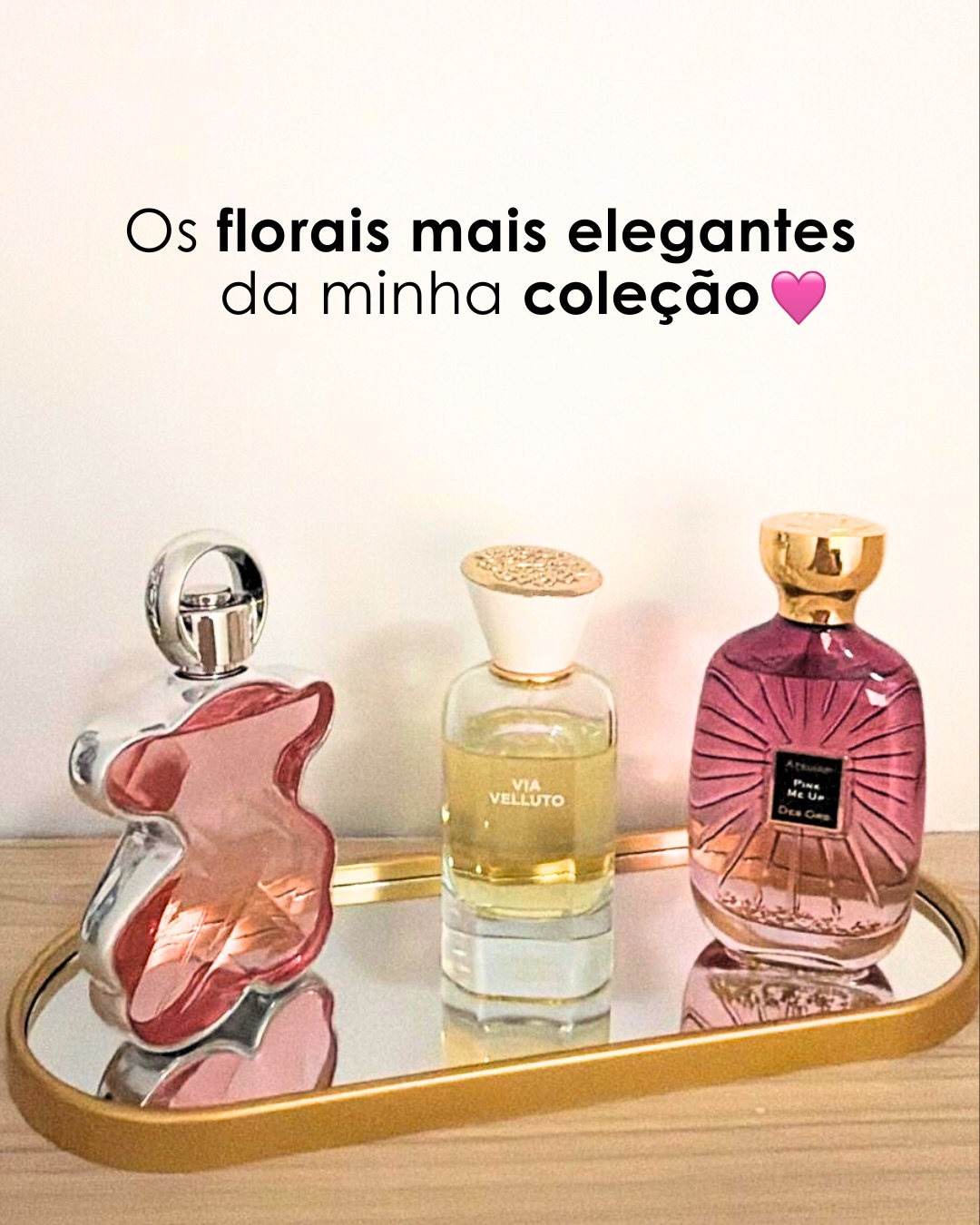 Aventhus Alta Perfumaria Facebook ad: Três fragrâncias florais, três formas de expressar…