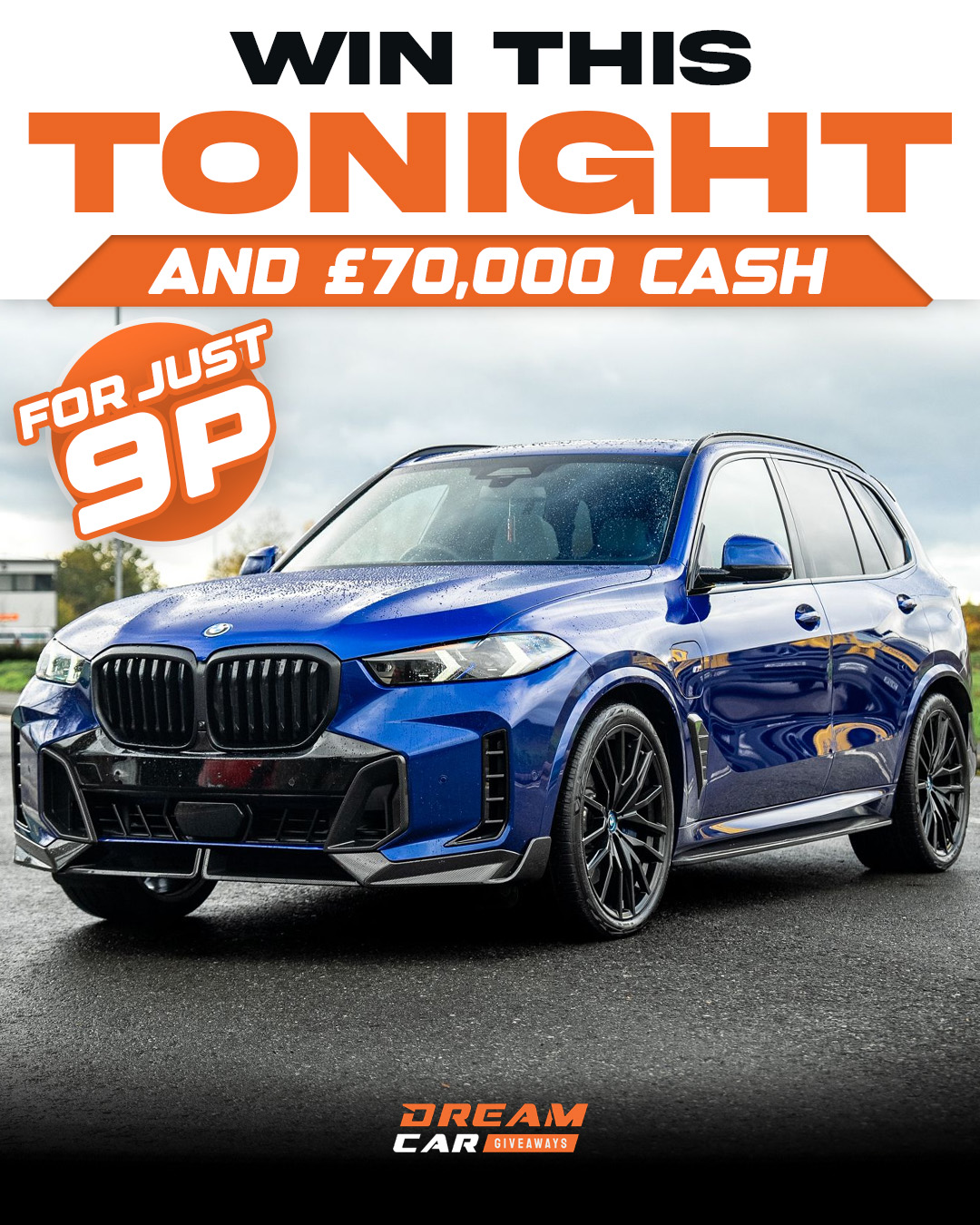 Dream Car Giveaways Facebook ad