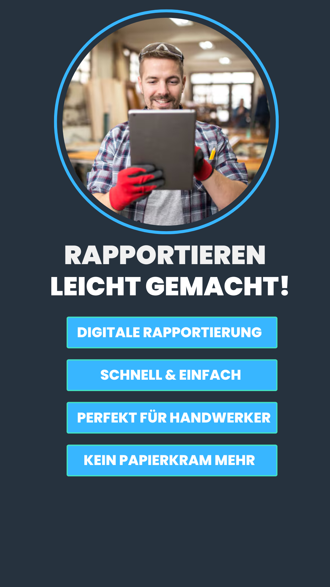 Rapportierung.ch Facebook ad