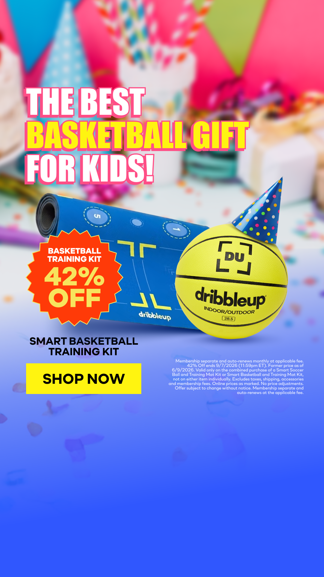 Dribbleup Facebook ad