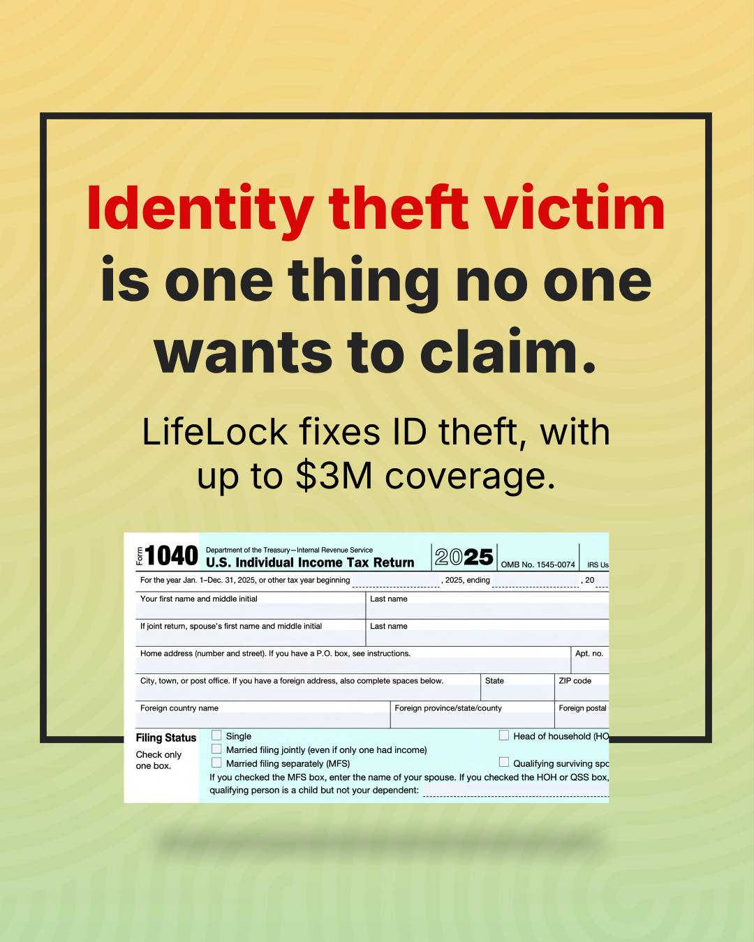 LifeLock Facebook ad