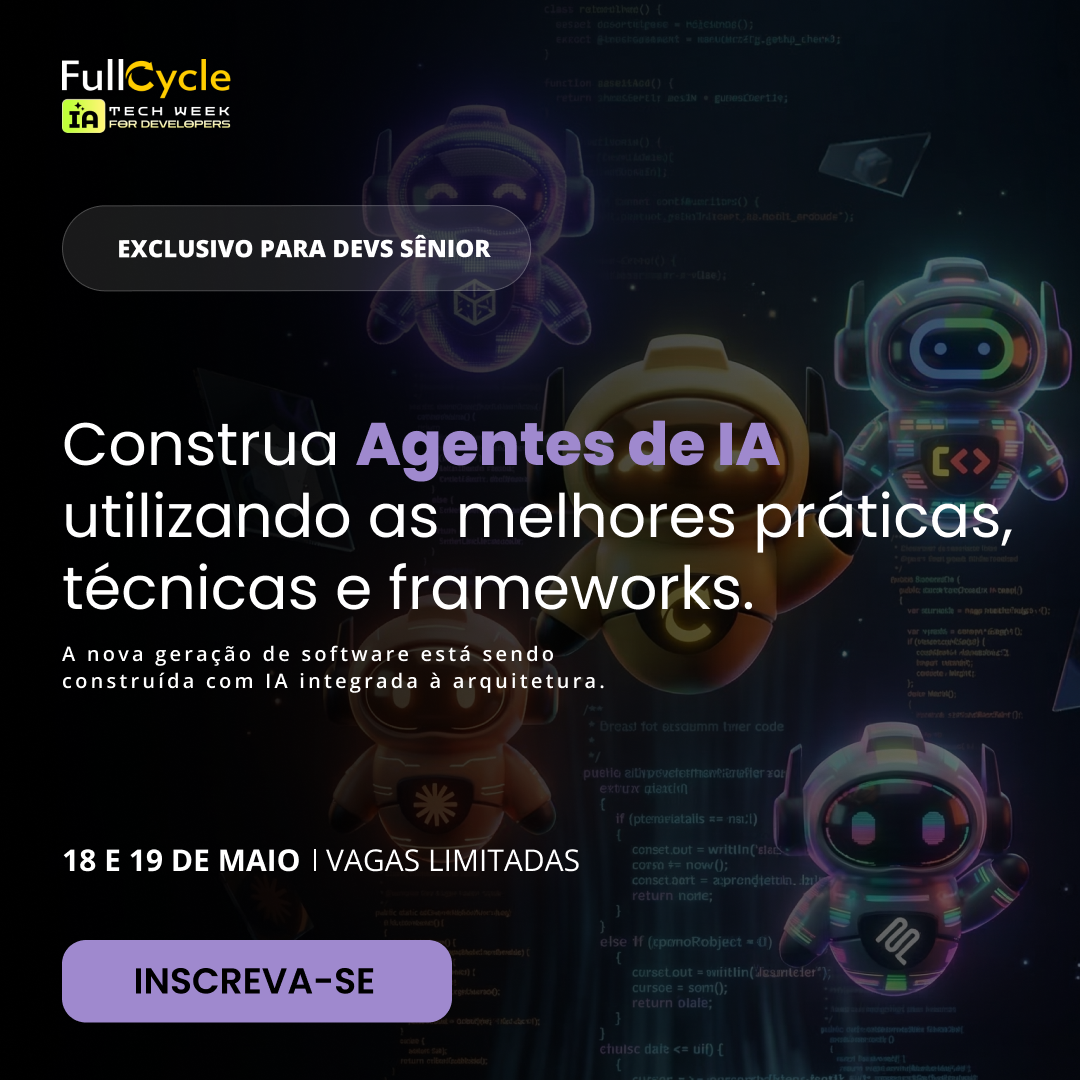 Full Cycle Facebook ad: Exclusivo para Devs Sêniors!