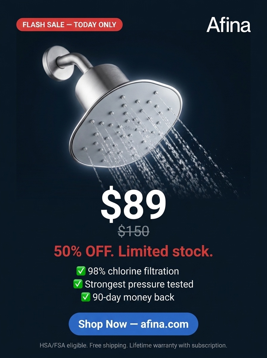 Showerlabs Facebook ad