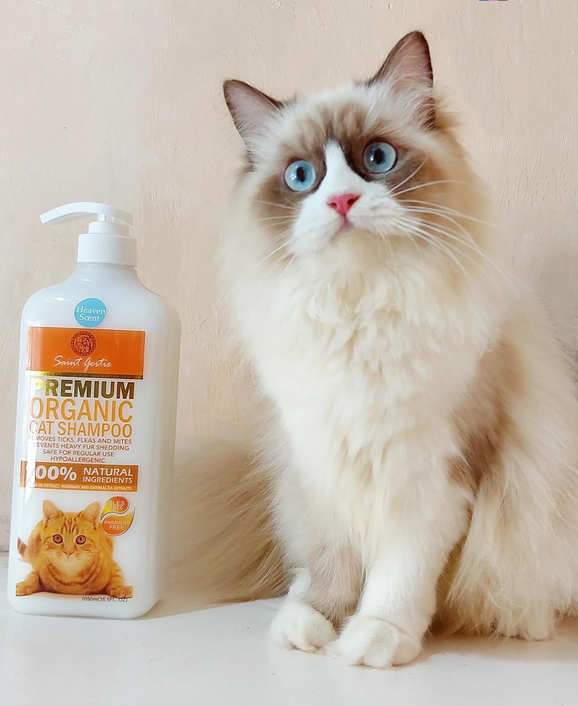 Saint Gertie Premium Cat Shampoo Facebook ad