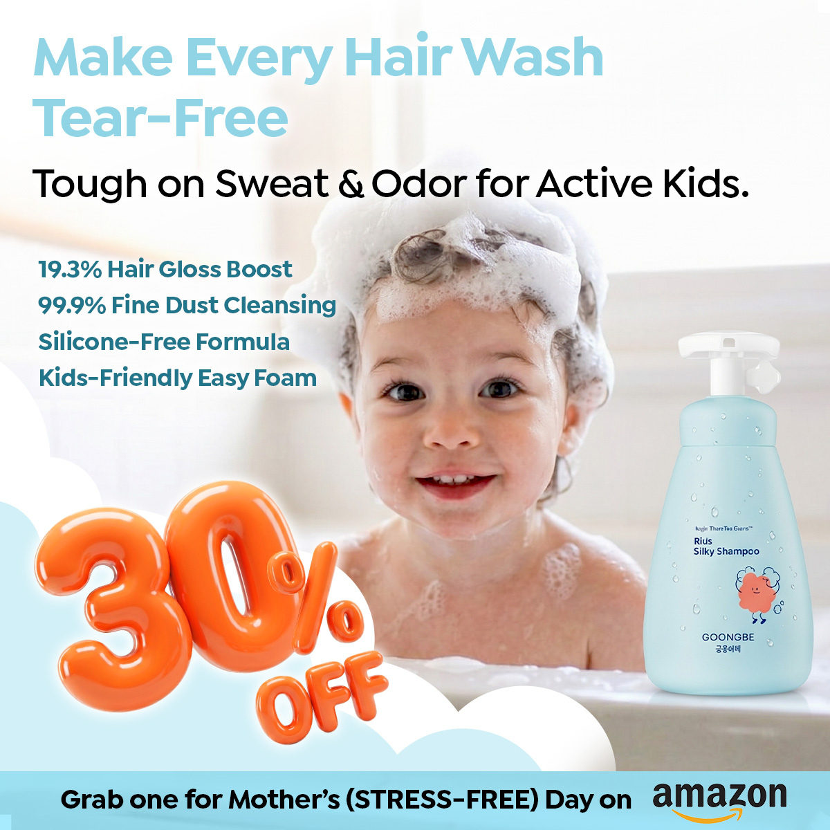 Goongbe Facebook ad: Make Every Hair Wash Tear-Free