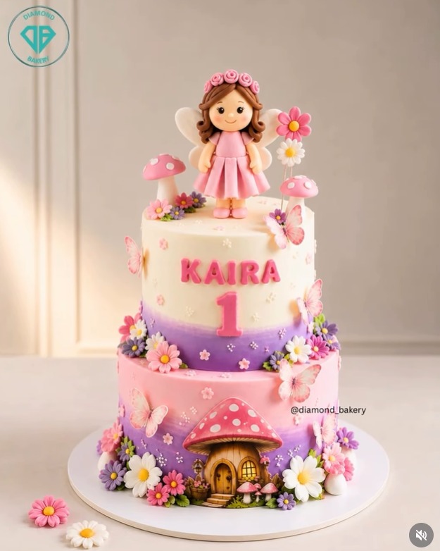 Diamond Bakery Facebook ad: From Fairy and Jungle theme Cakes to Space…