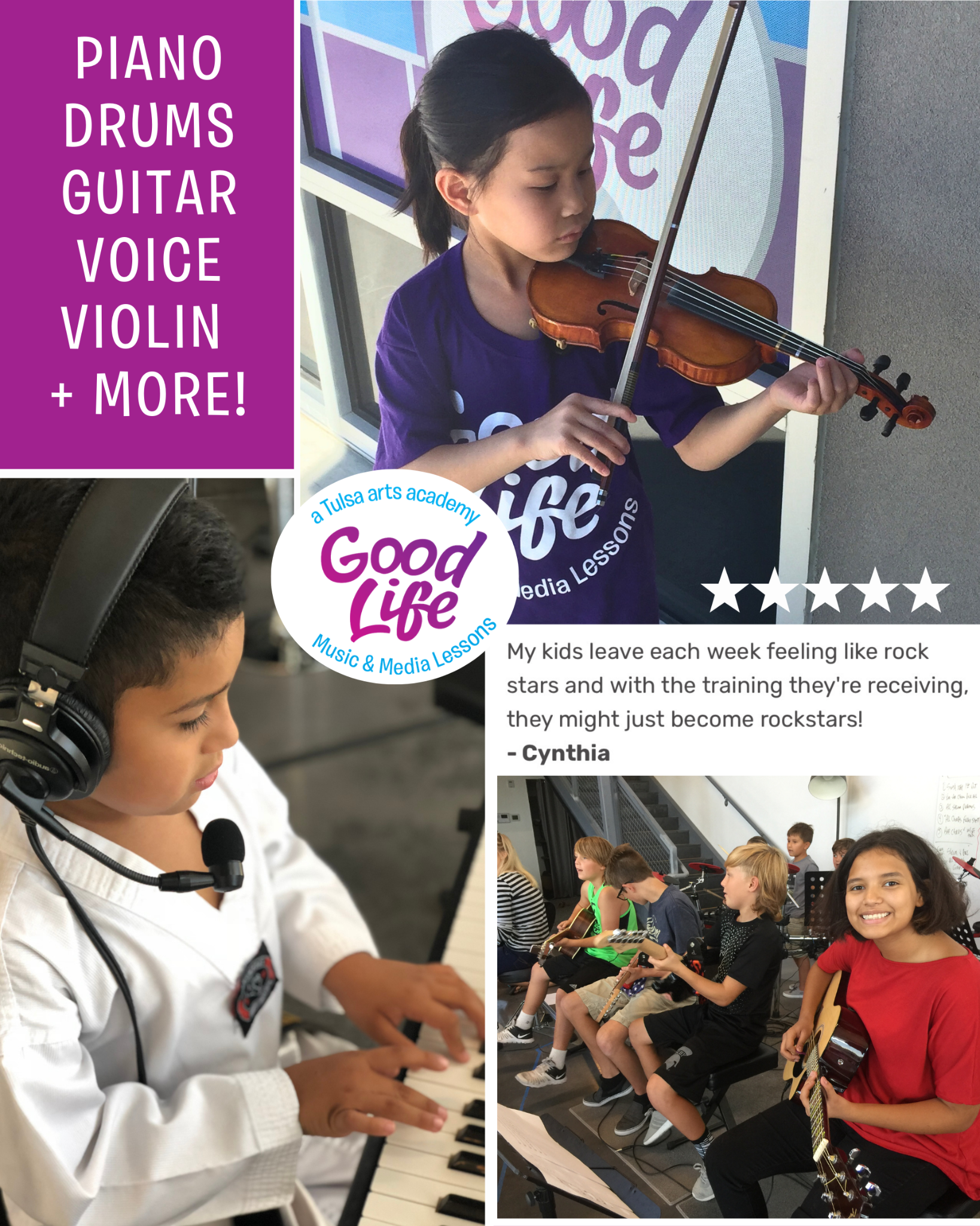 Good Life Music & Media Learning Facebook ad