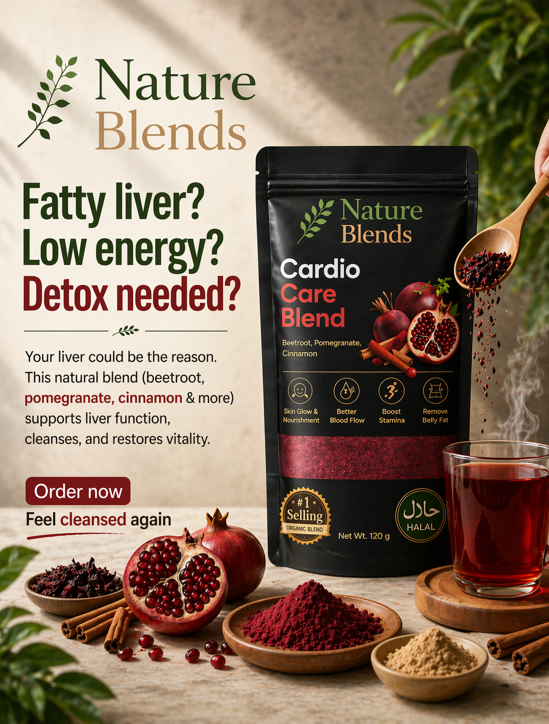 Nature Blends Facebook ad