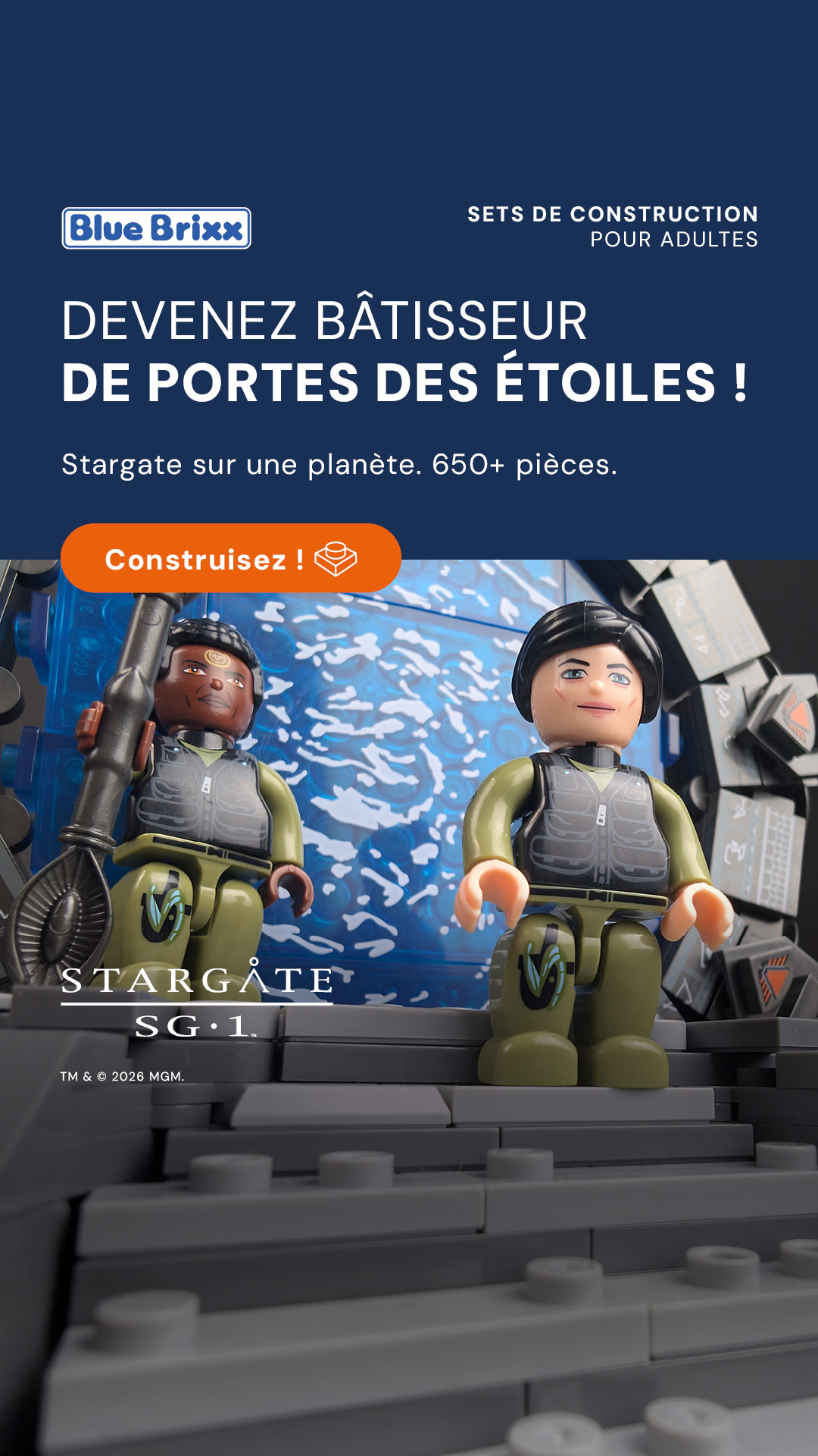 BlueBrixx France Facebook ad from Jul 22, 2026