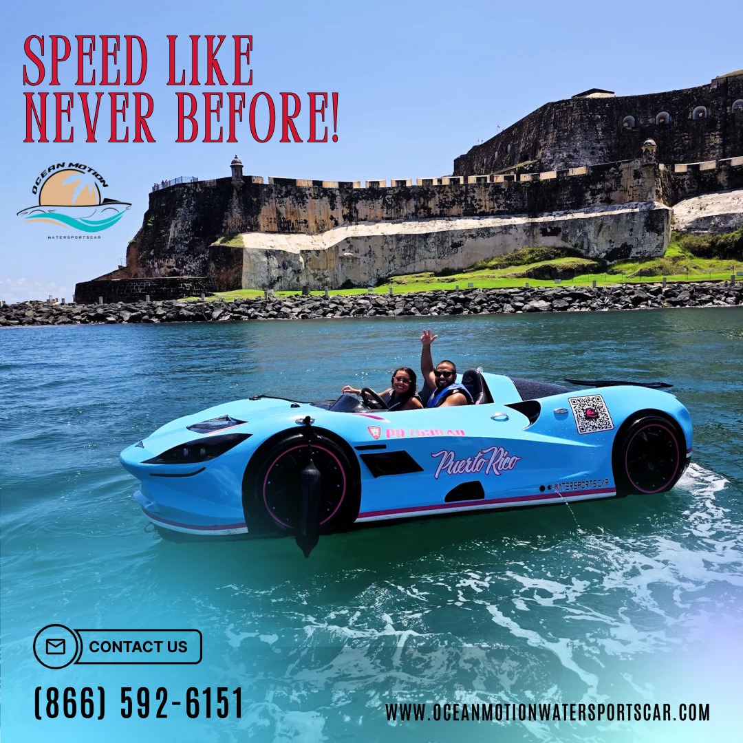 Ocean Motion Watersportscar Facebook ad
