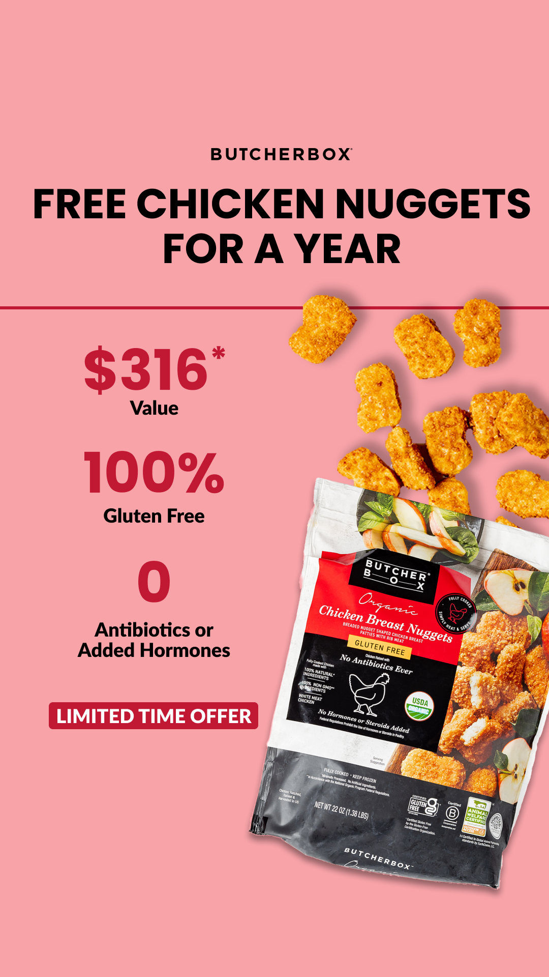 ButcherBox Facebook ad