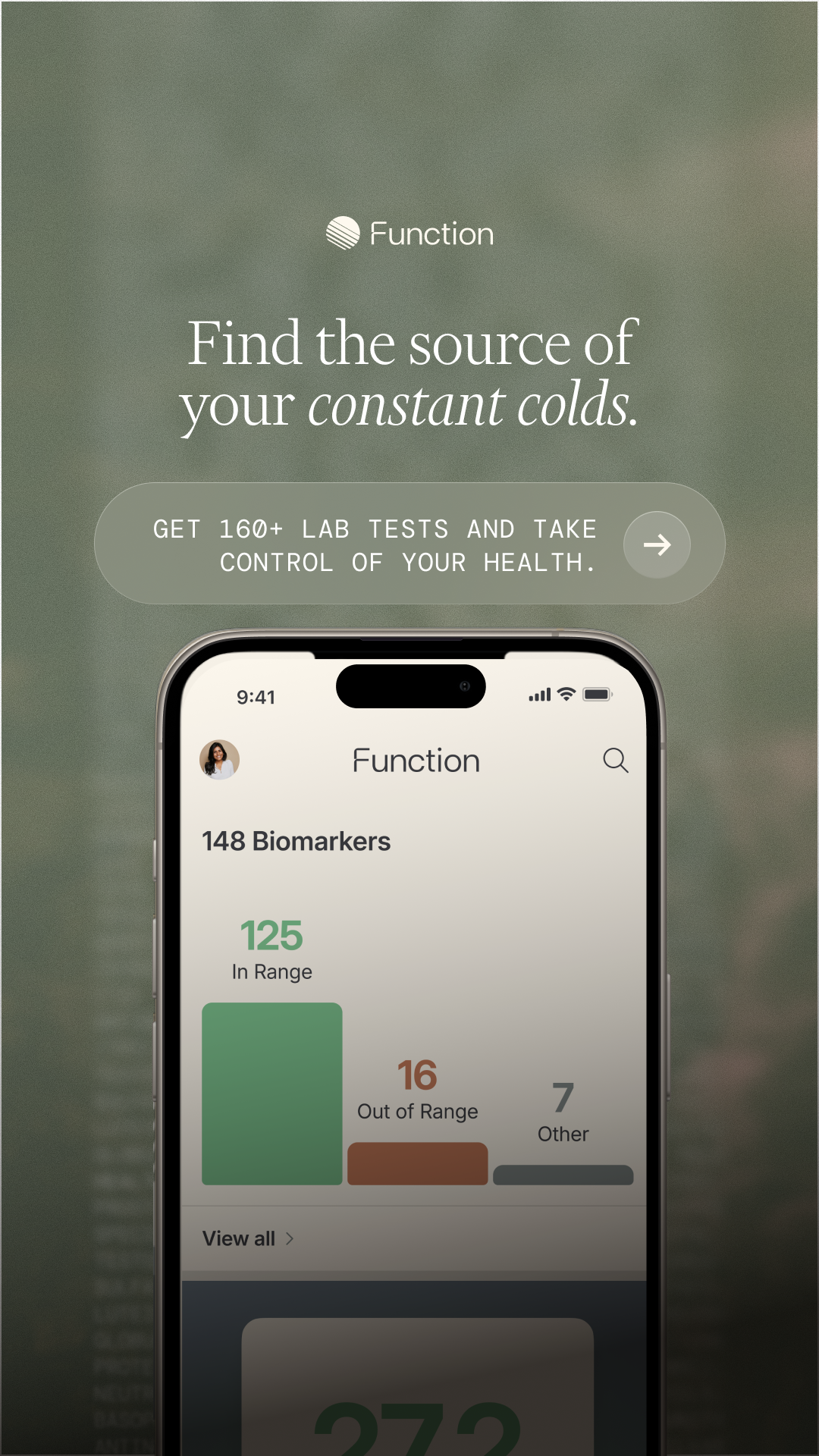 Function Health Facebook ad