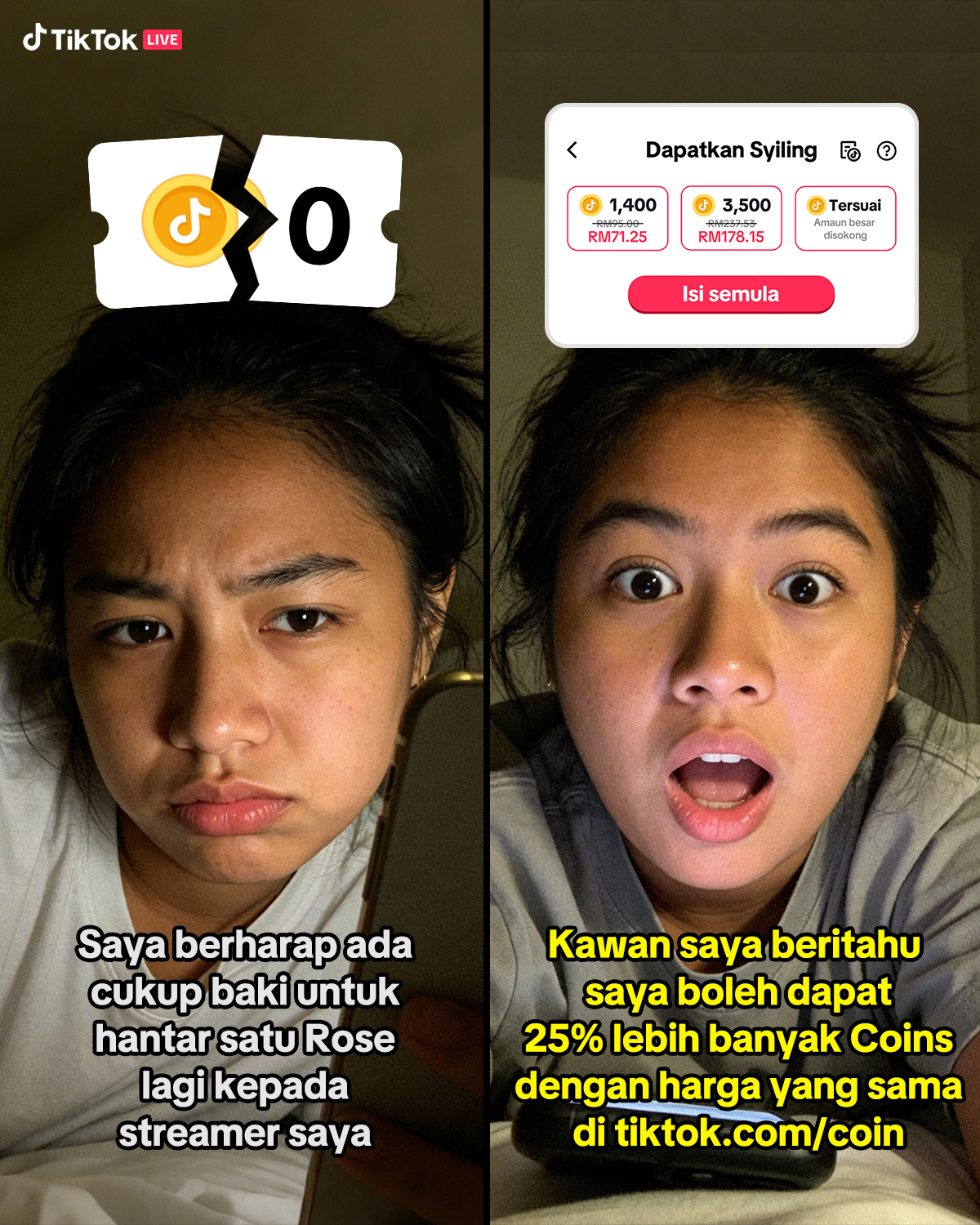 TikTok LIVE-Sea Facebook ad