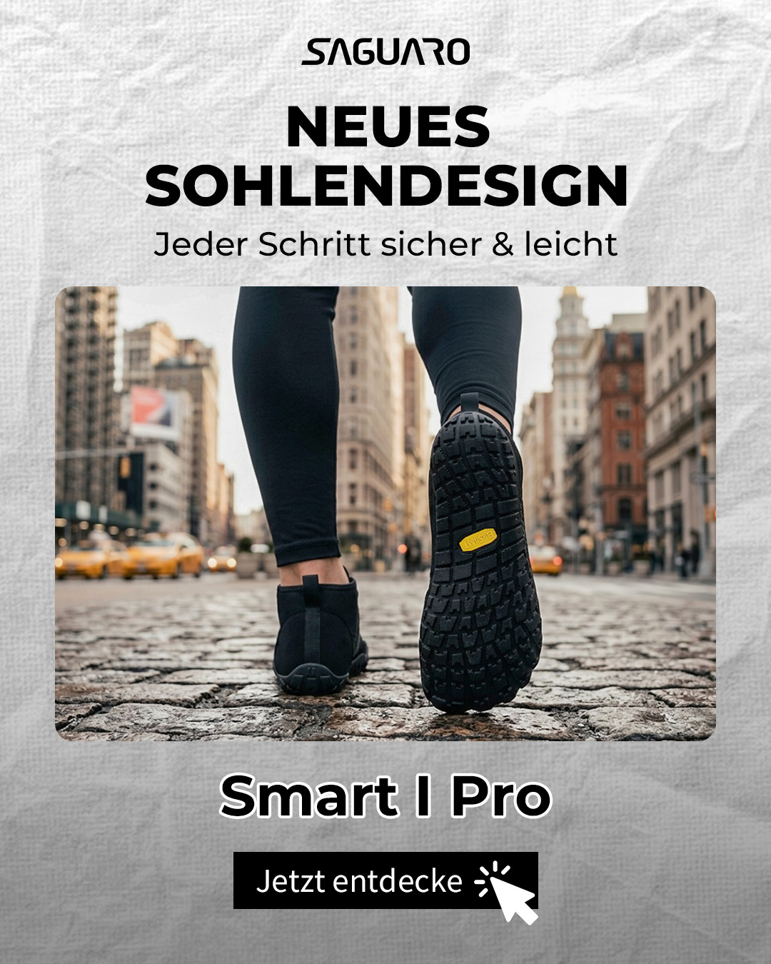 Saguaro De Facebook ad: Training beendet. Alltag beginnt. Kein Umziehen.