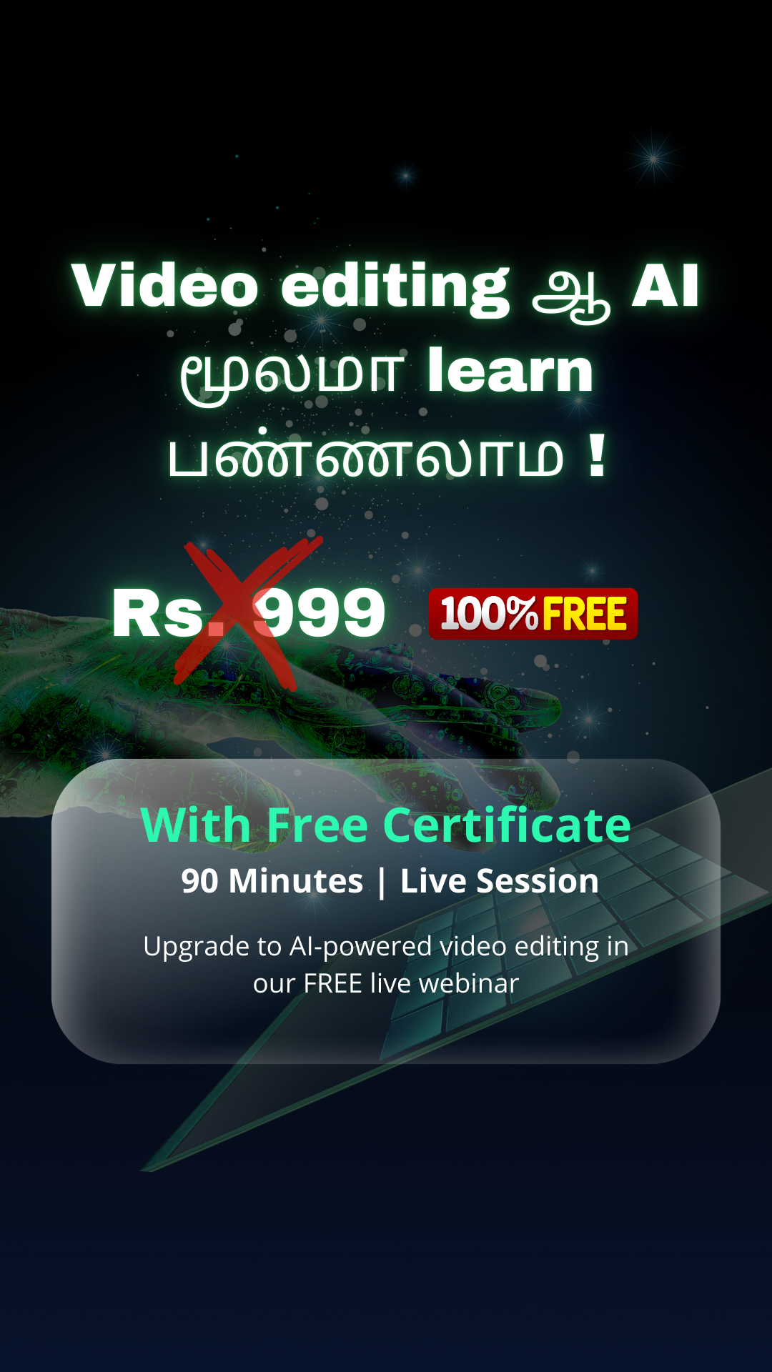 Brand Monk Academy Facebook ad