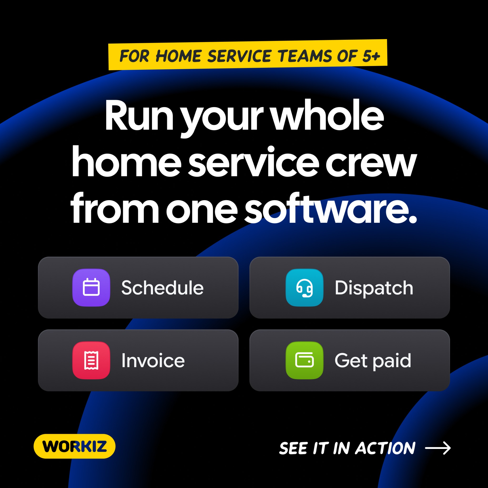 Workiz Facebook ad