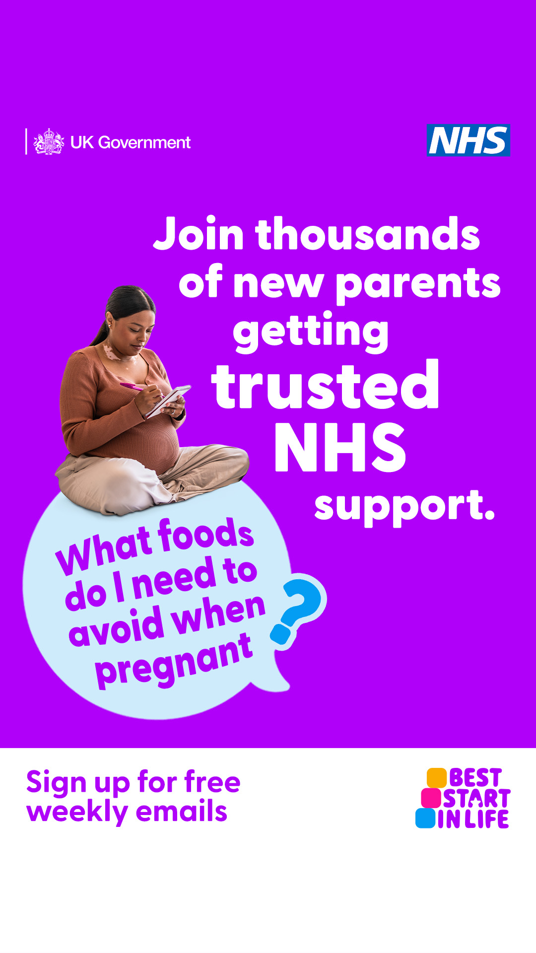 UK Government Facebook ad