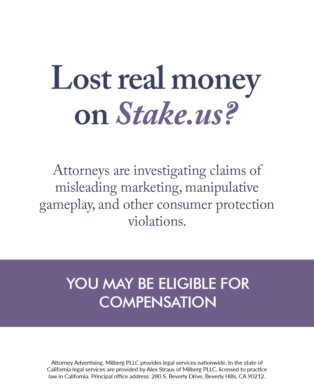 Class Action U Facebook ad
