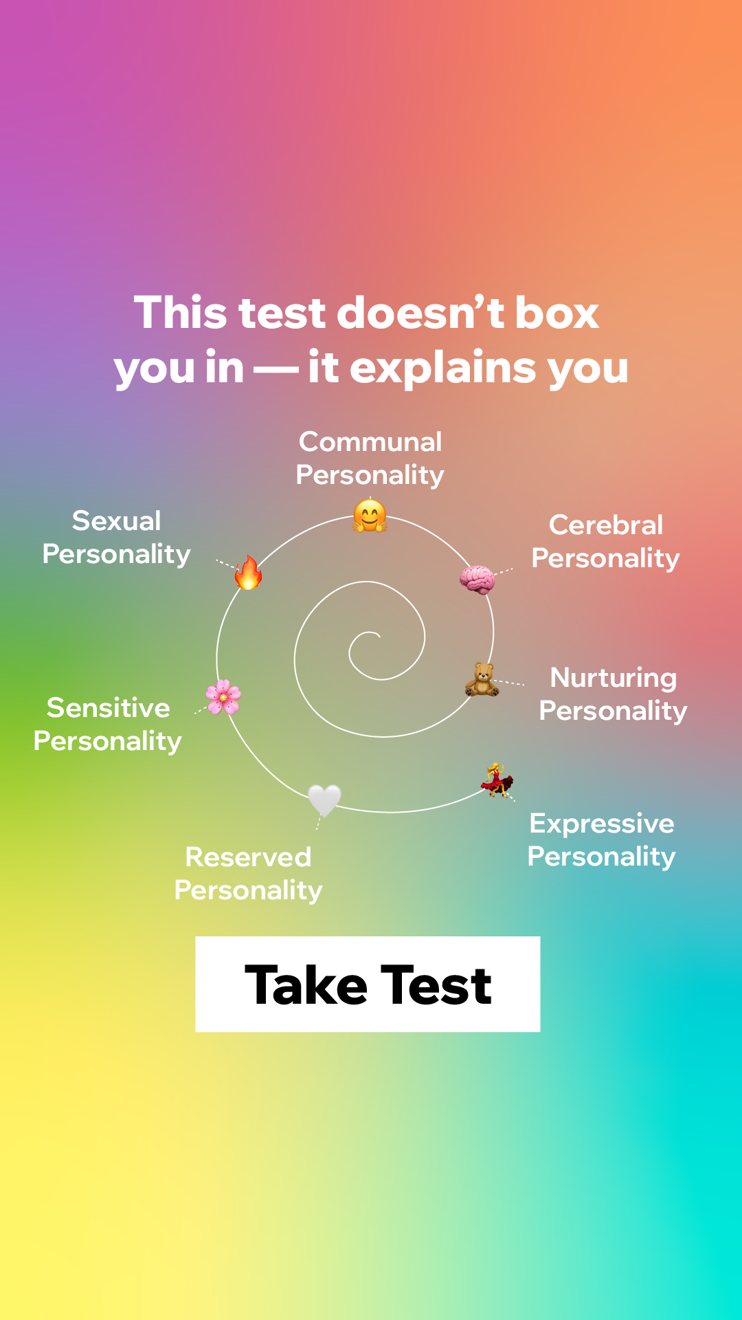 Personality Type Facebook ad