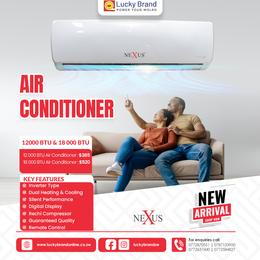 Lucky Brand Zimbabwe Facebook ad: Introducing our new Air conditioners.